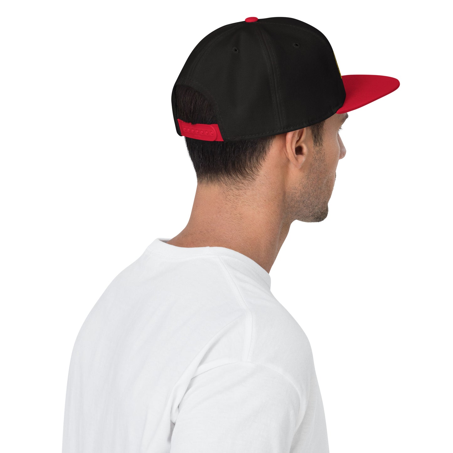 Yellow 4 Cowrie Snapback Hat