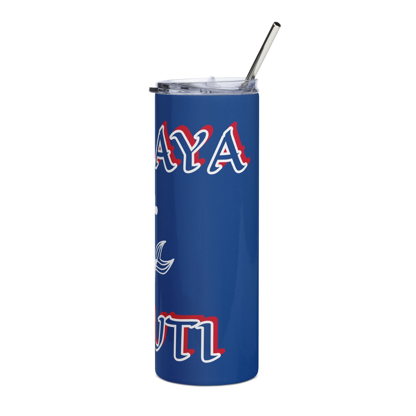 Yemaya Okuti Lucumi Icon Blue Stainless steel tumbler