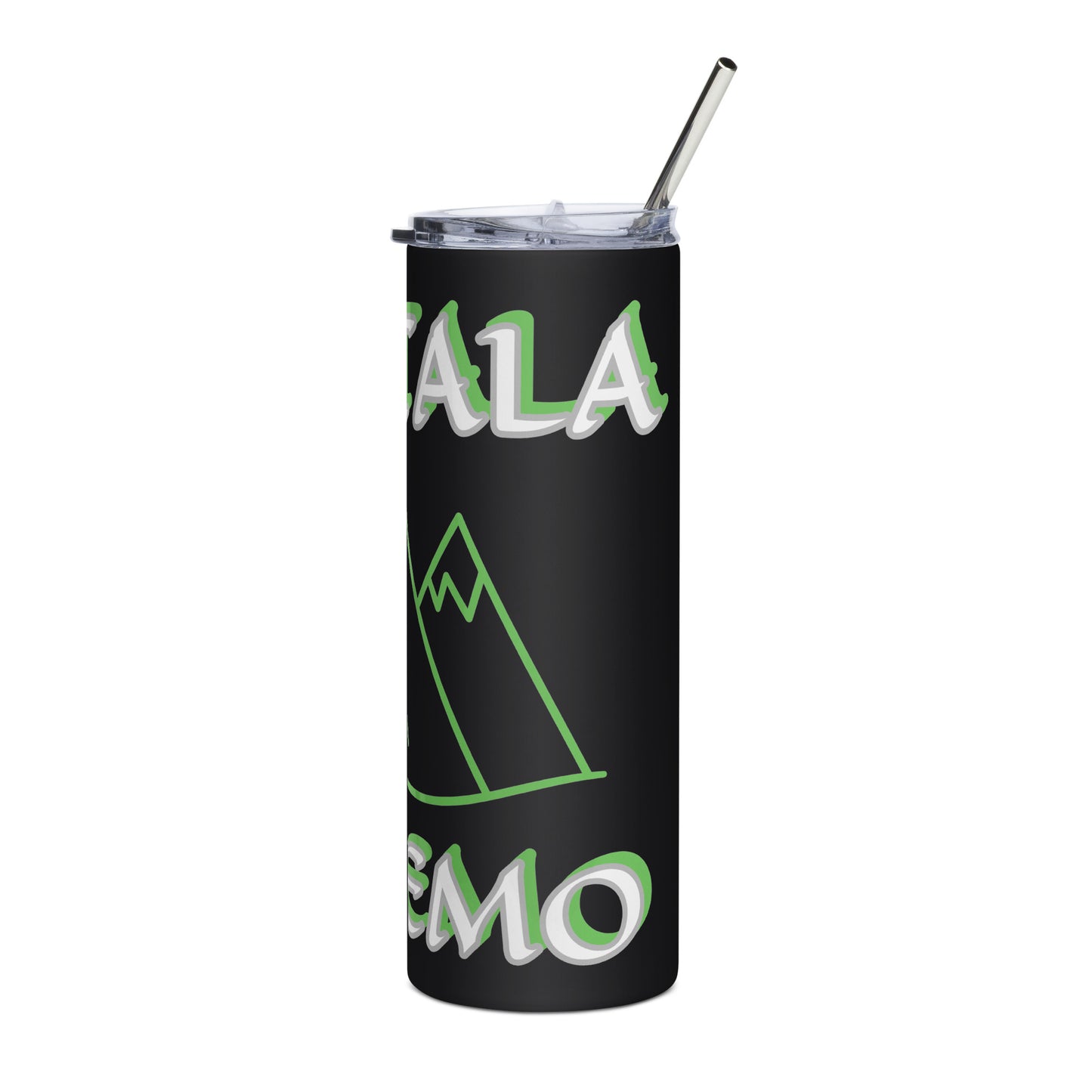 Obatala Aguemo Icon Black/White Stainless steel tumbler