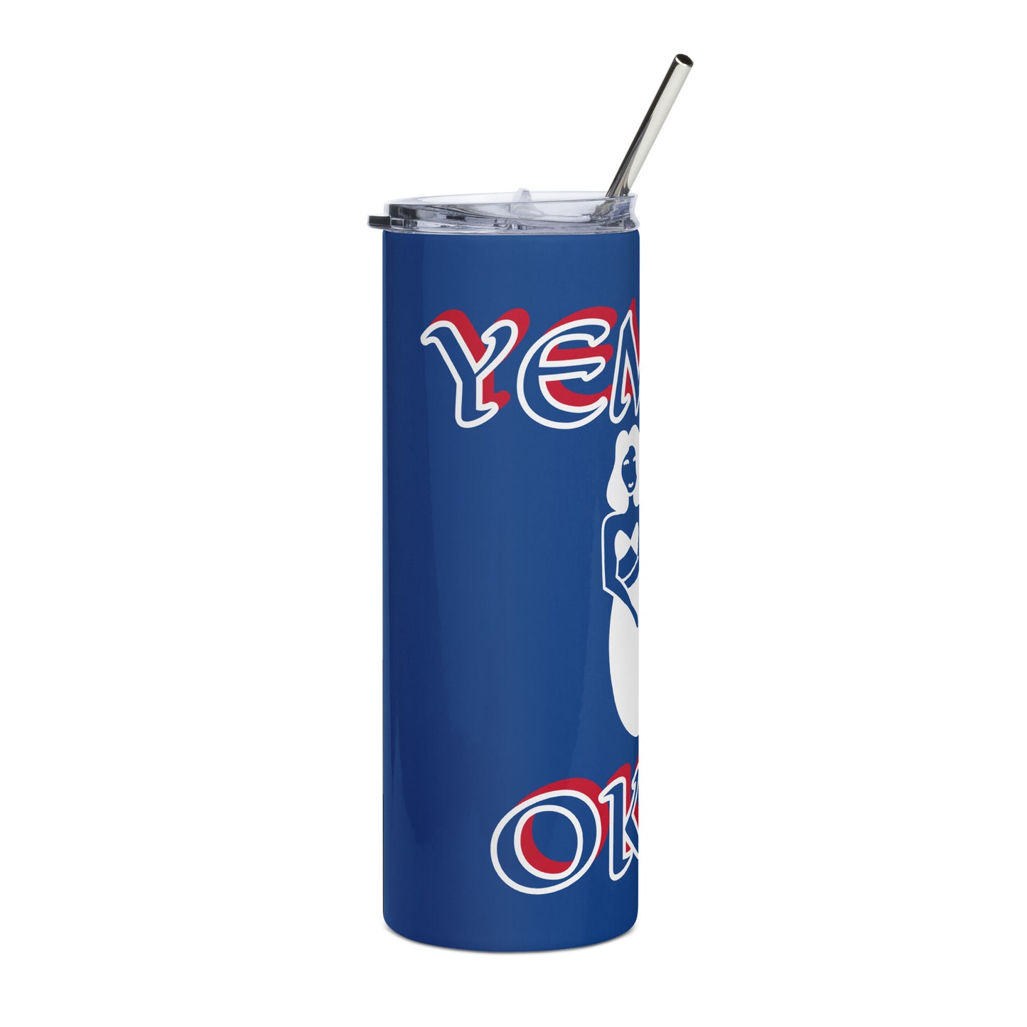 Yemaya Okuti Lucumi Icon Blue Stainless steel tumbler