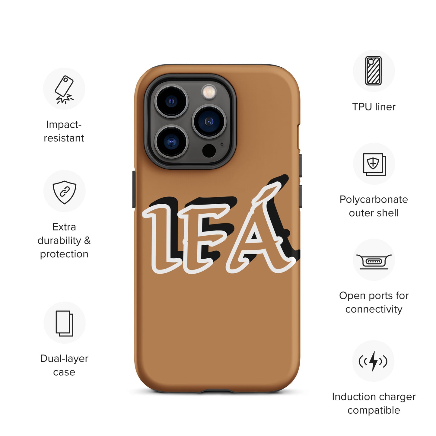 IFÁ Gold/Black Gold Tough Case for iPhone®
