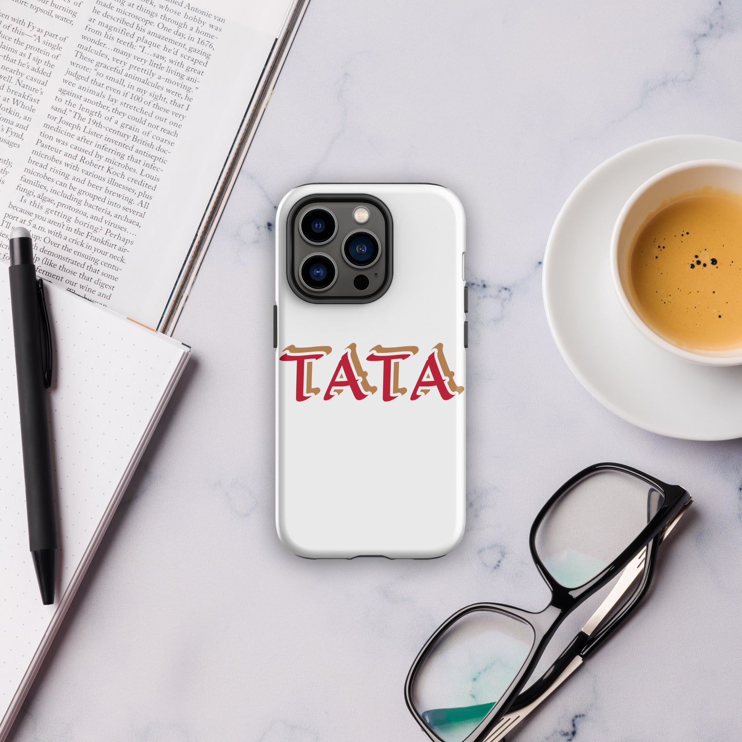 TATA White Tough Case for iPhone®