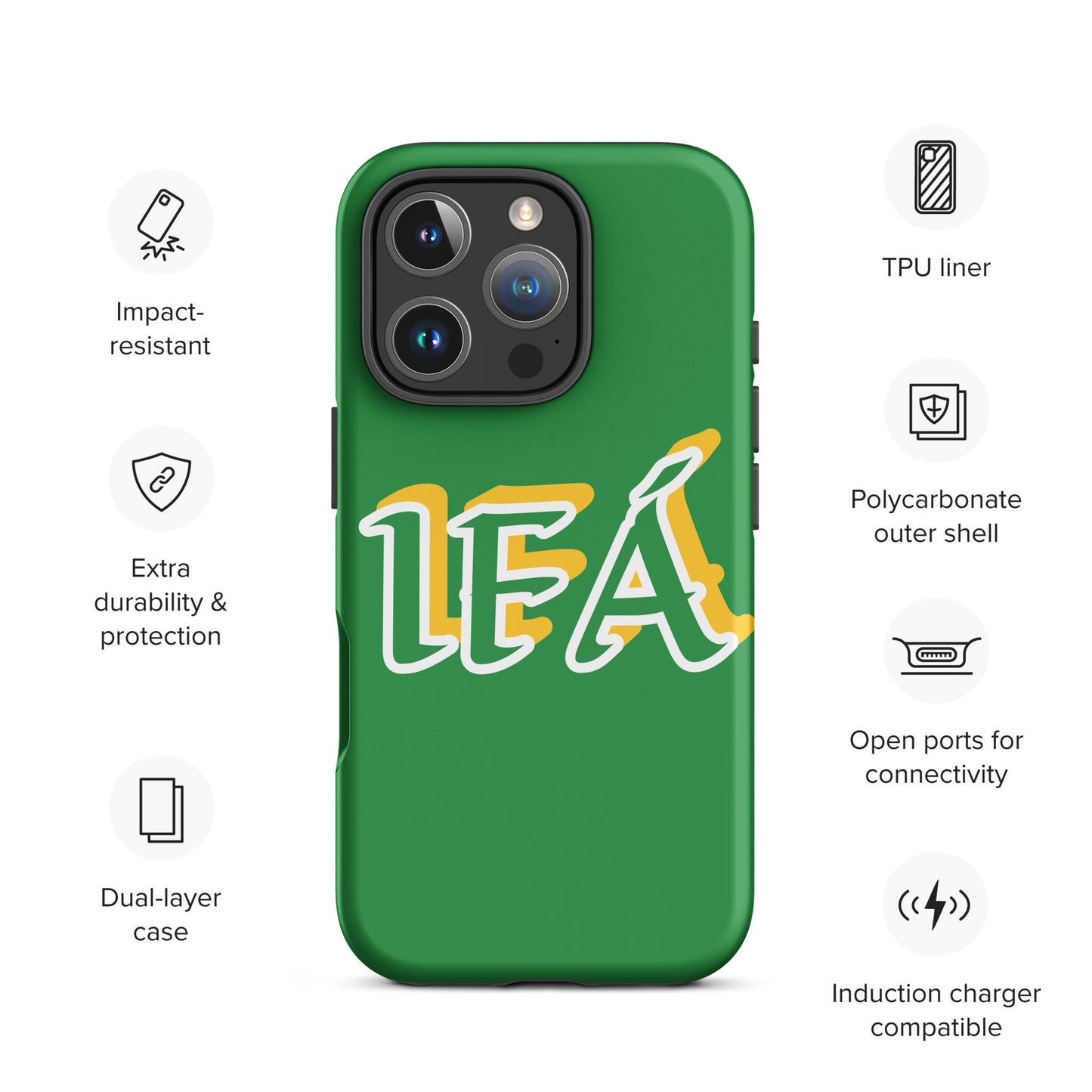 IFÁ Lucumi Green Tough Case for iPhone®