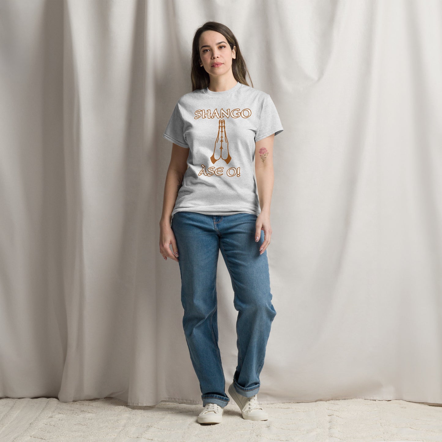 Shango Lucumi Ase o Unisex classic tee
