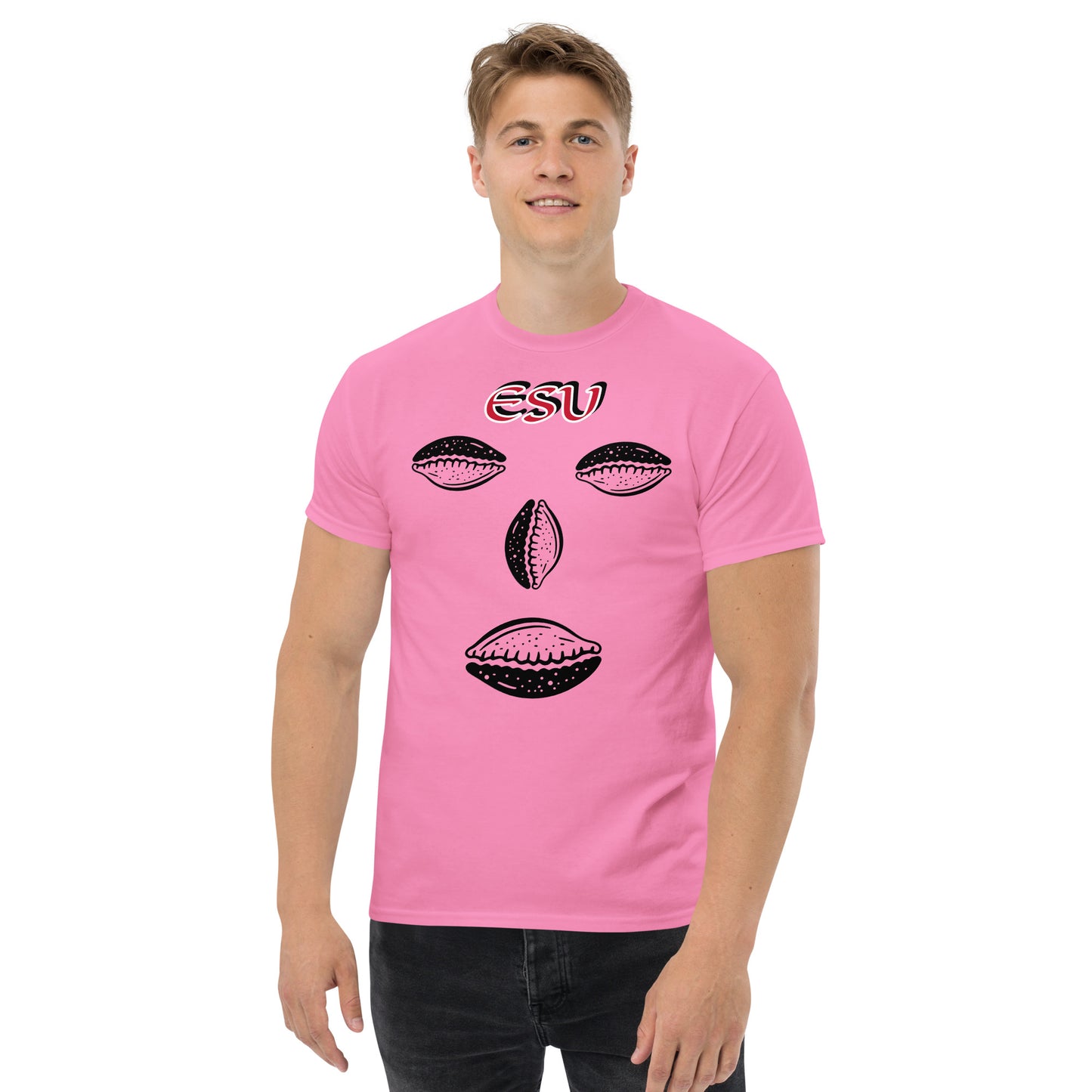 ESU Isese Cowrie Black Unisex classic tee