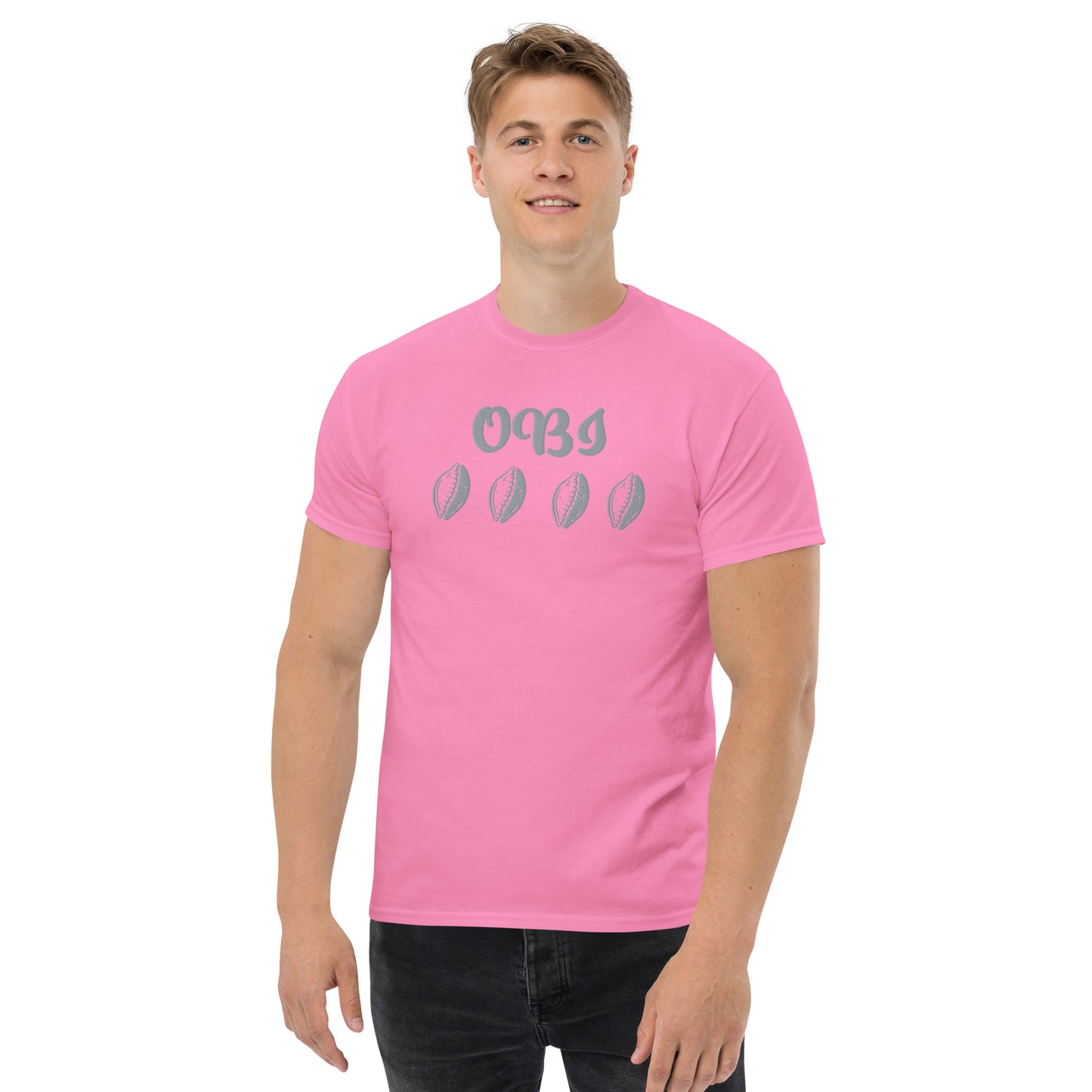OBI Silver Embroidered Unisex classic tee