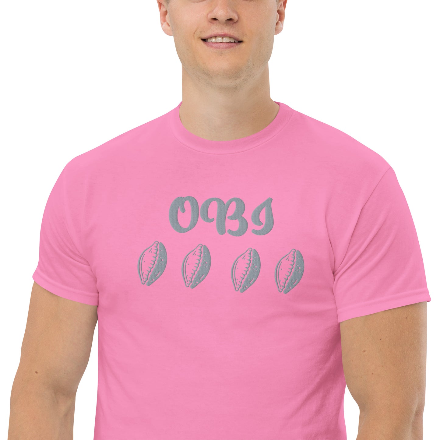 OBI Silver Embroidered Unisex classic tee