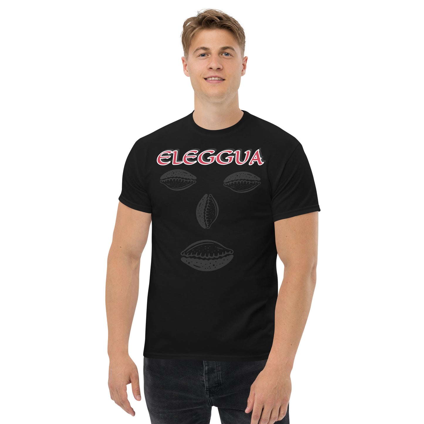 Eleggua Cowrie Black Unisex classic tee