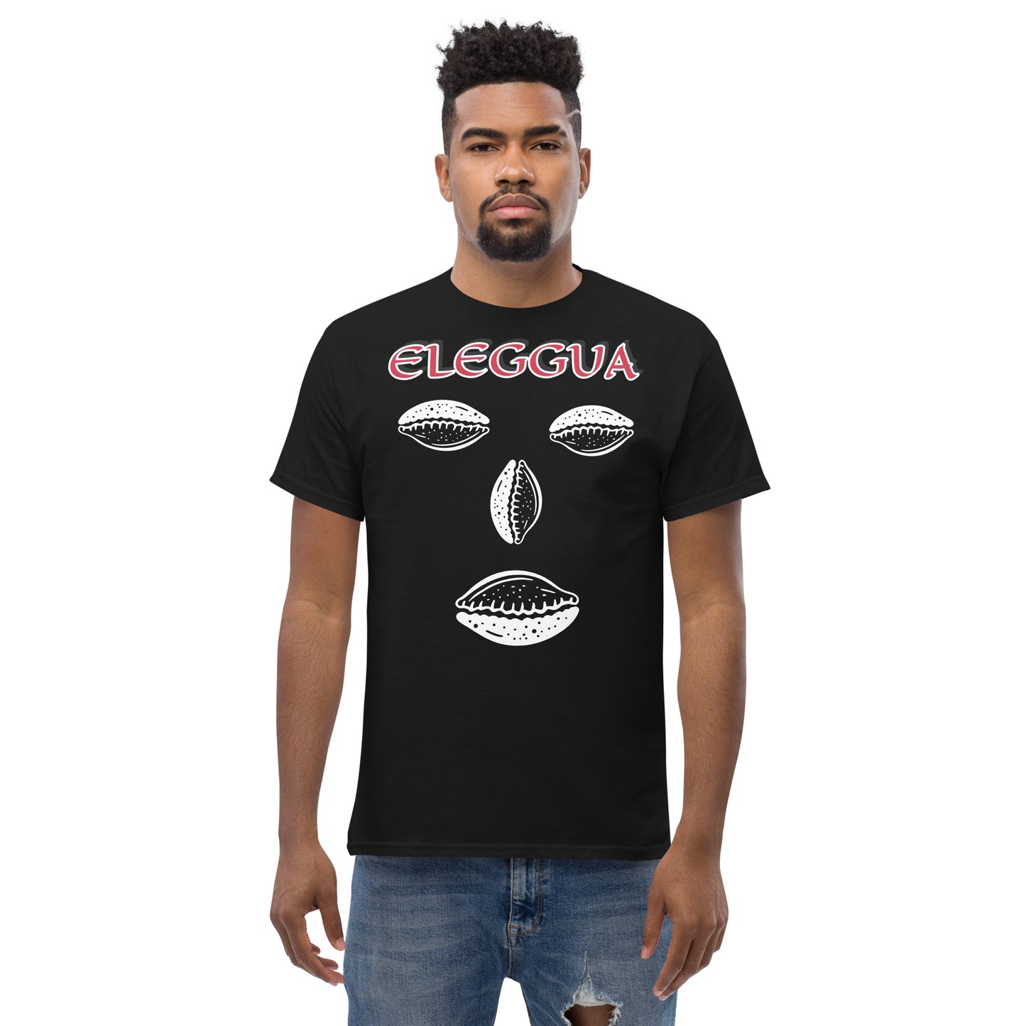 Eleggua Cowrie White Unisex classic tee