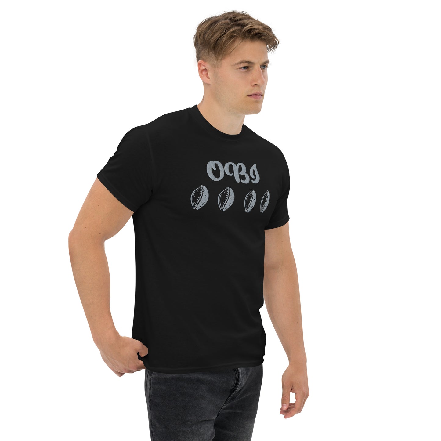 OBI Silver Embroidered Unisex classic tee
