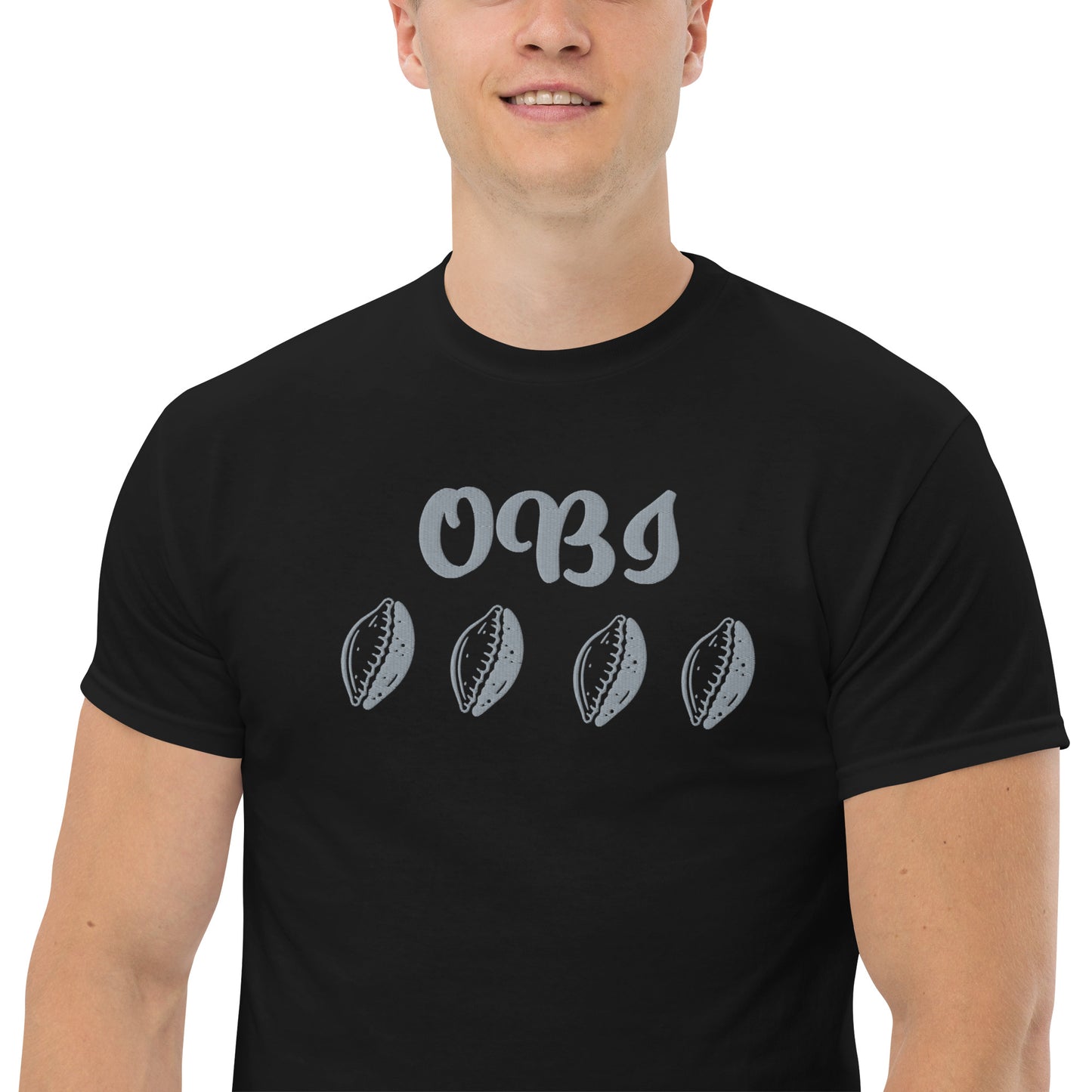 OBI Silver Embroidered Unisex classic tee