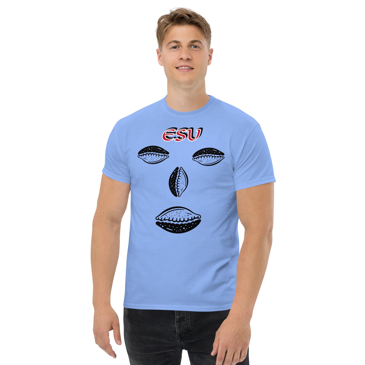 ESU Isese Cowrie Black Unisex classic tee