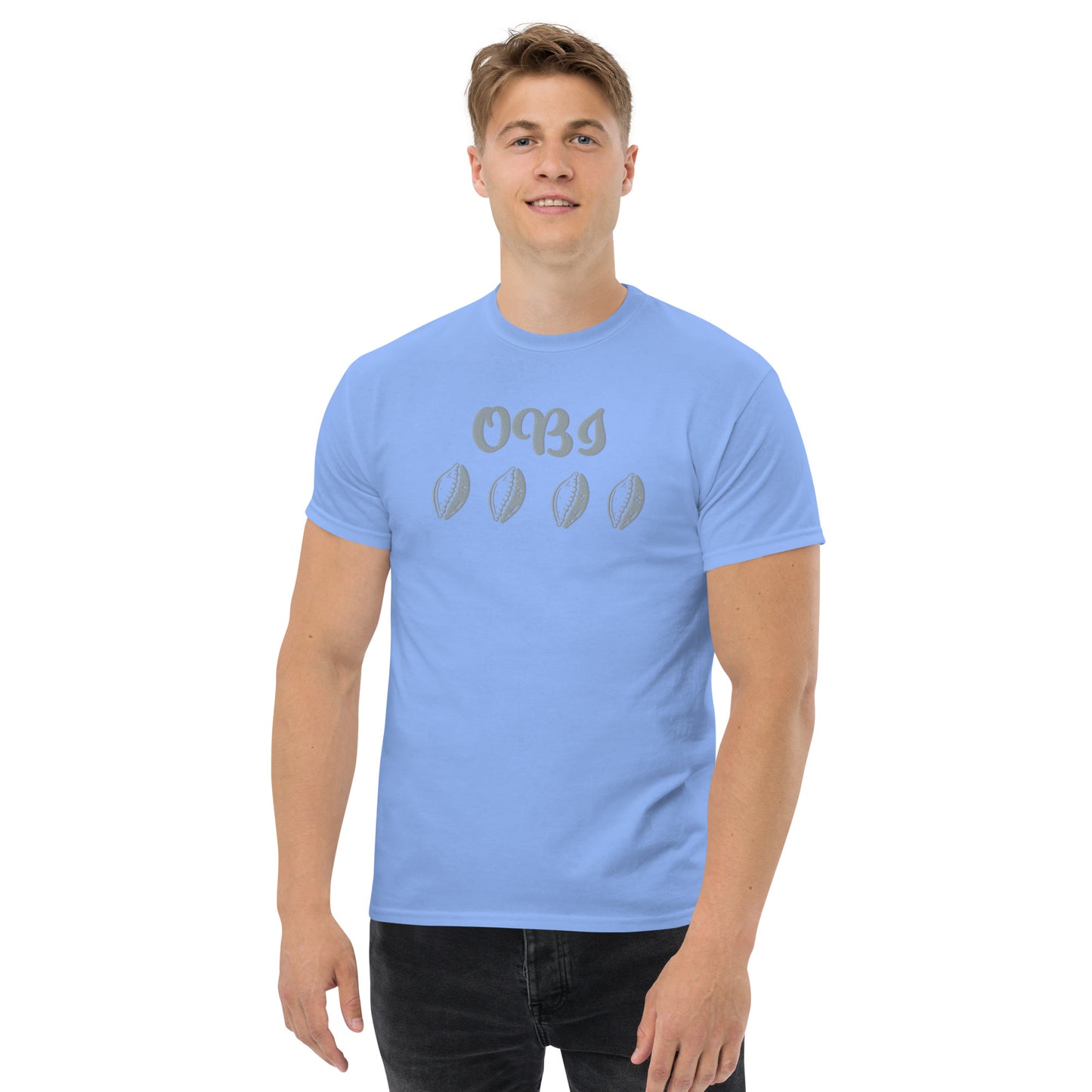OBI Silver Embroidered Unisex classic tee