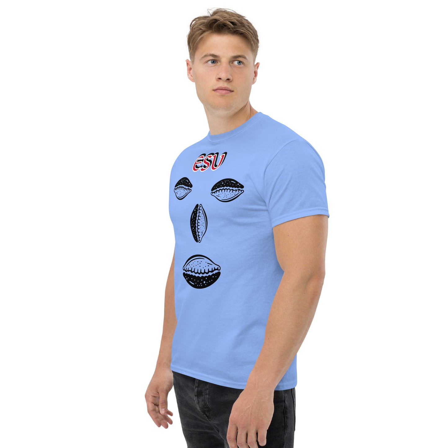 ESU Isese Cowrie Black Unisex classic tee