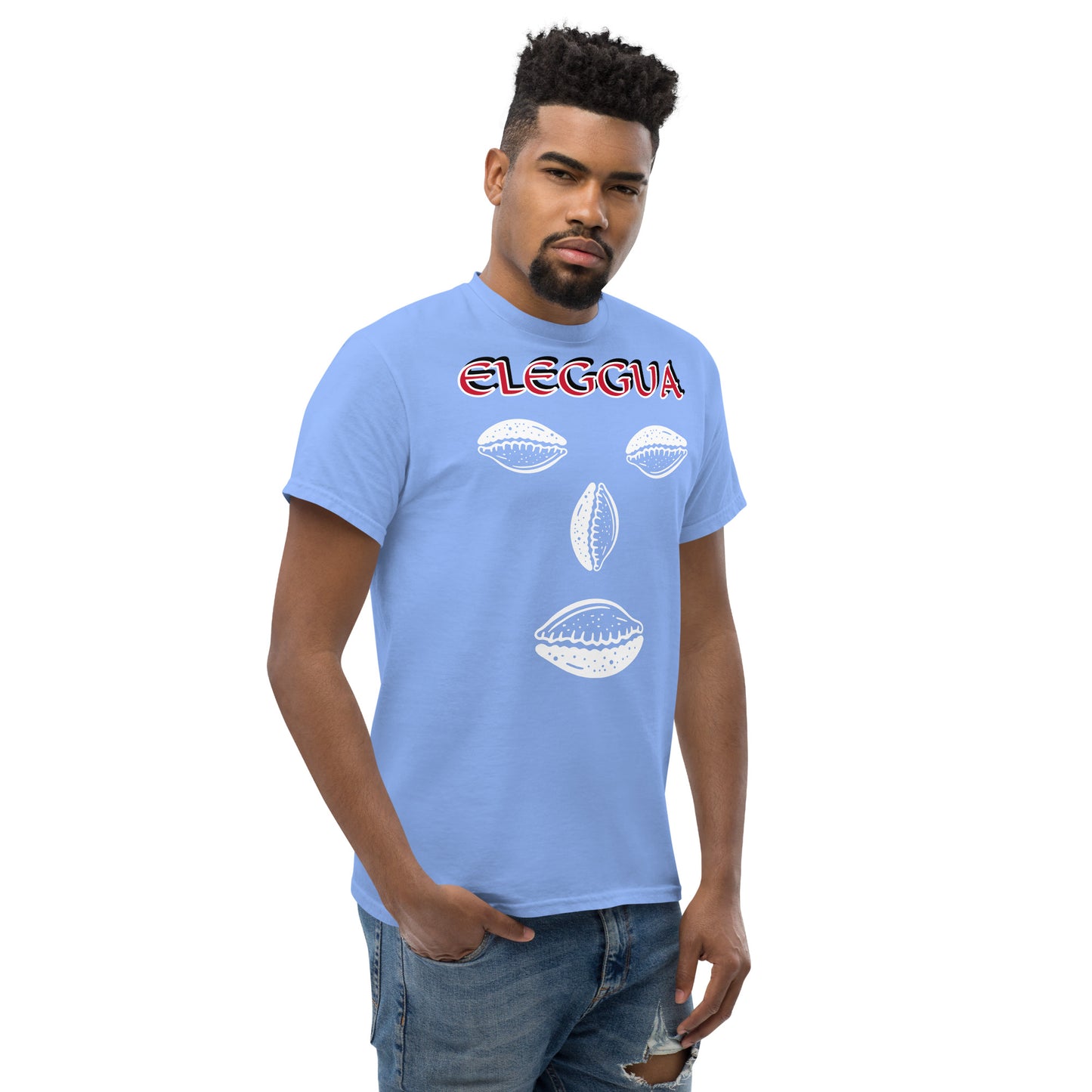 Eleggua Cowrie White Unisex classic tee