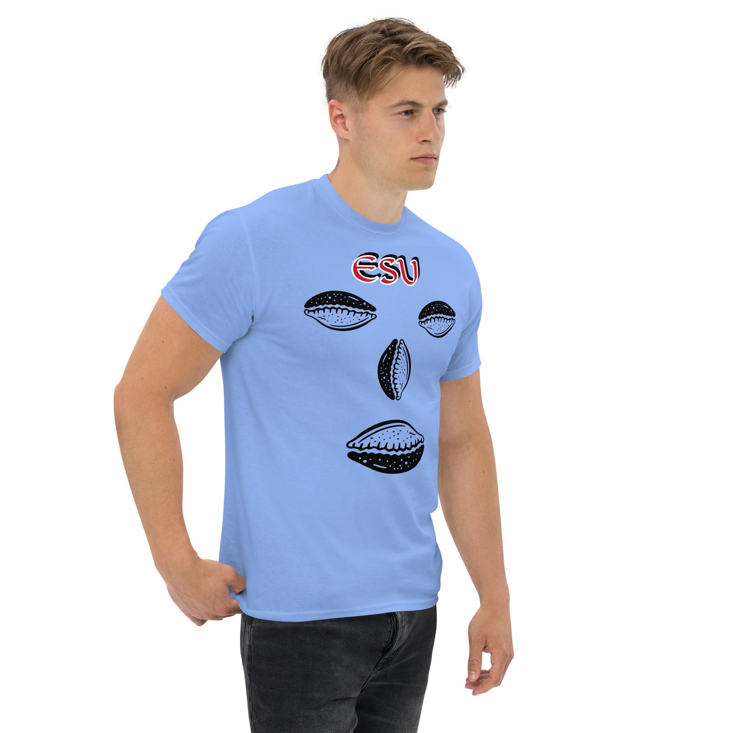 ESU Isese Cowrie Black Unisex classic tee