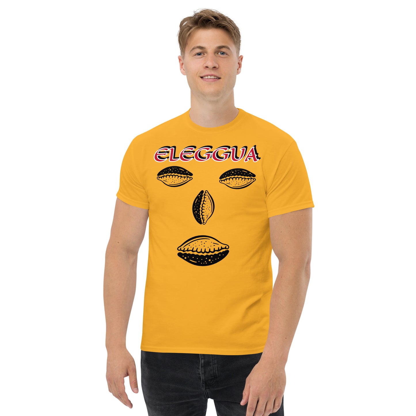 Eleggua Cowrie Black Unisex classic tee