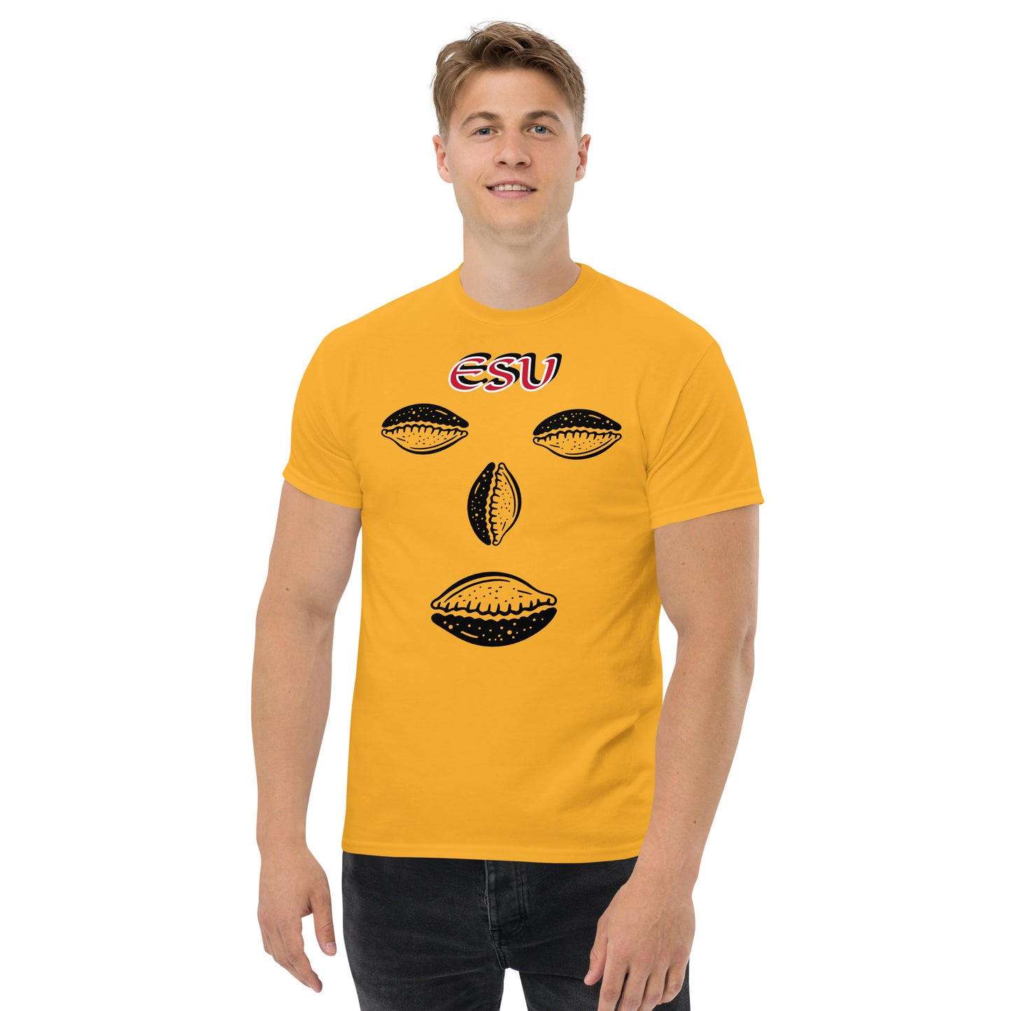ESU Isese Cowrie Black Unisex classic tee