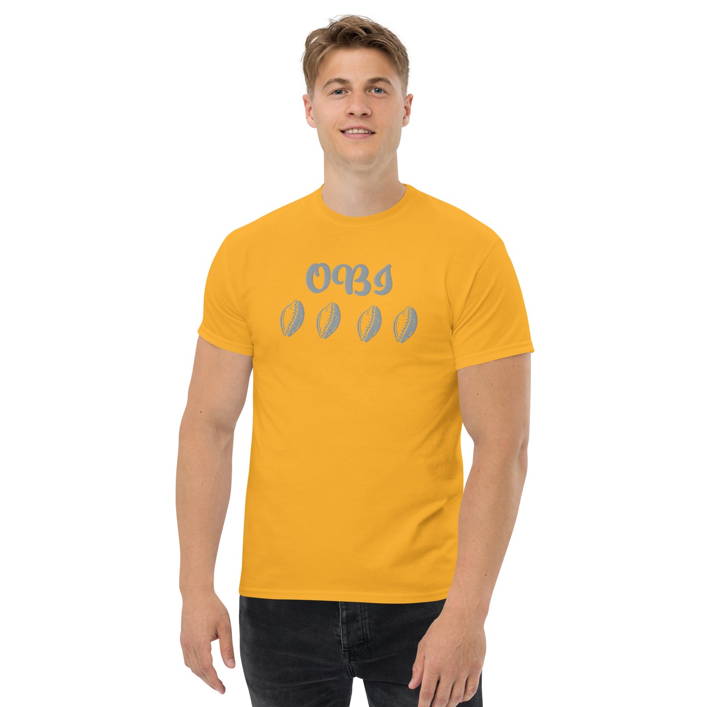 OBI Silver Embroidered Unisex classic tee