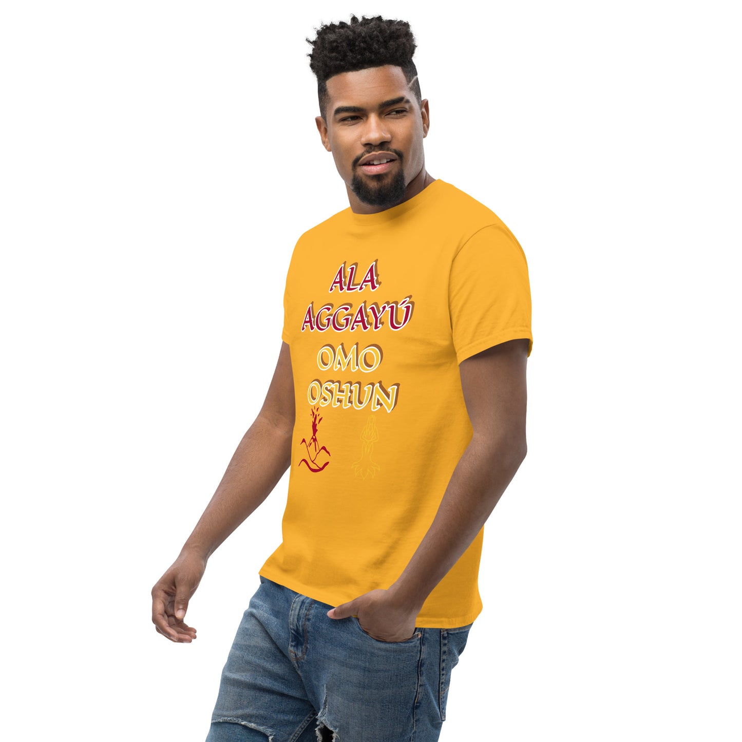Ala Aggayu Omo Oshun Ololodi Lucumi icon Unisex classic tee
