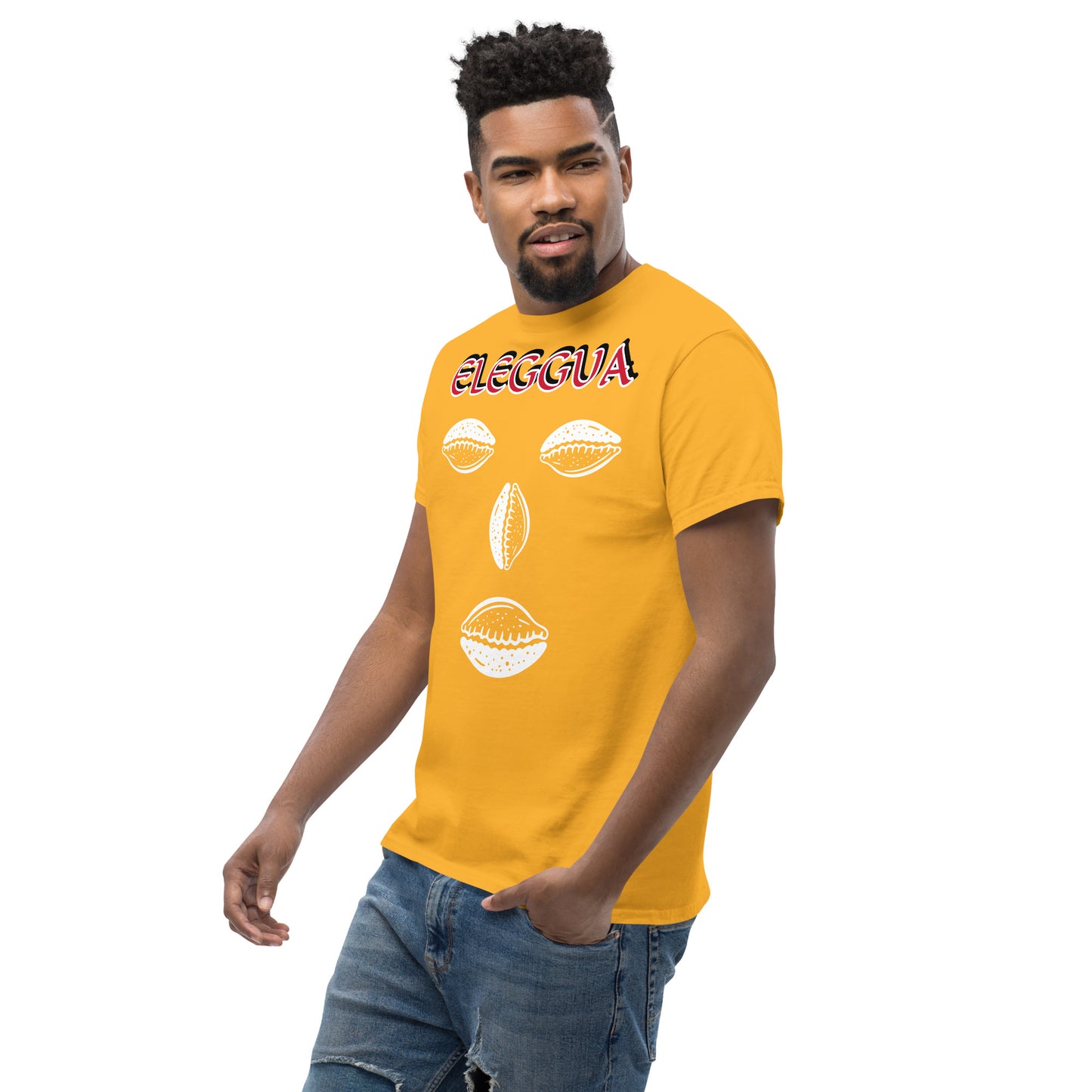 Eleggua Cowrie White Unisex classic tee