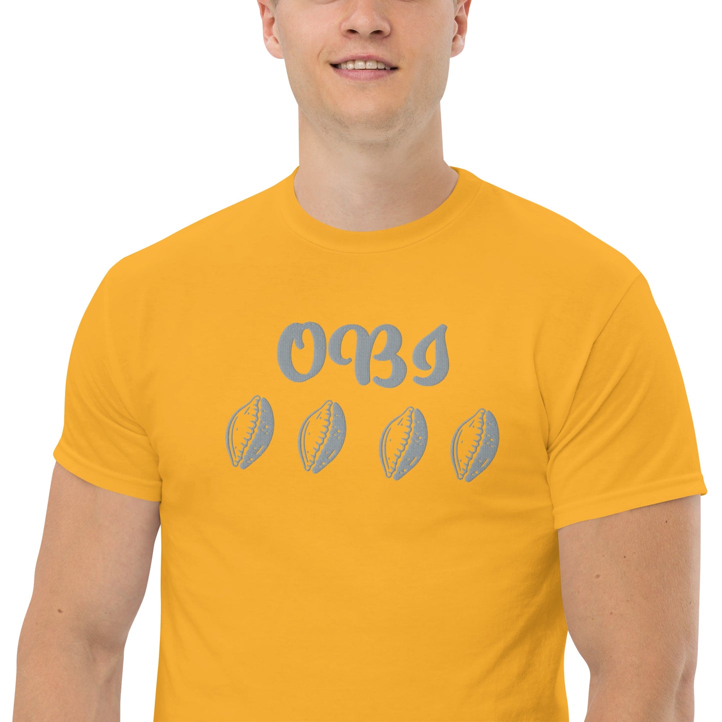 OBI Silver Embroidered Unisex classic tee