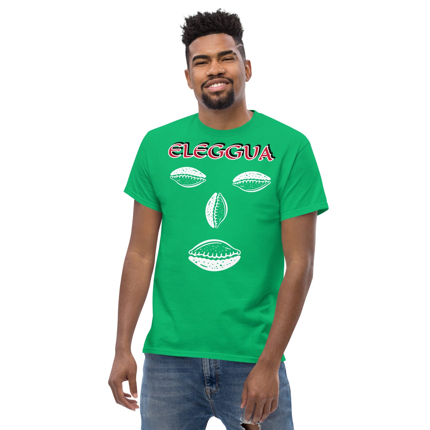Eleggua Cowrie White Unisex classic tee
