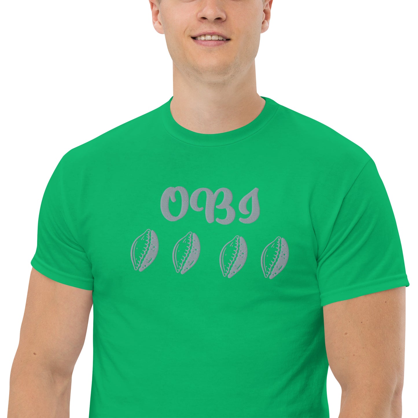 OBI Silver Embroidered Unisex classic tee