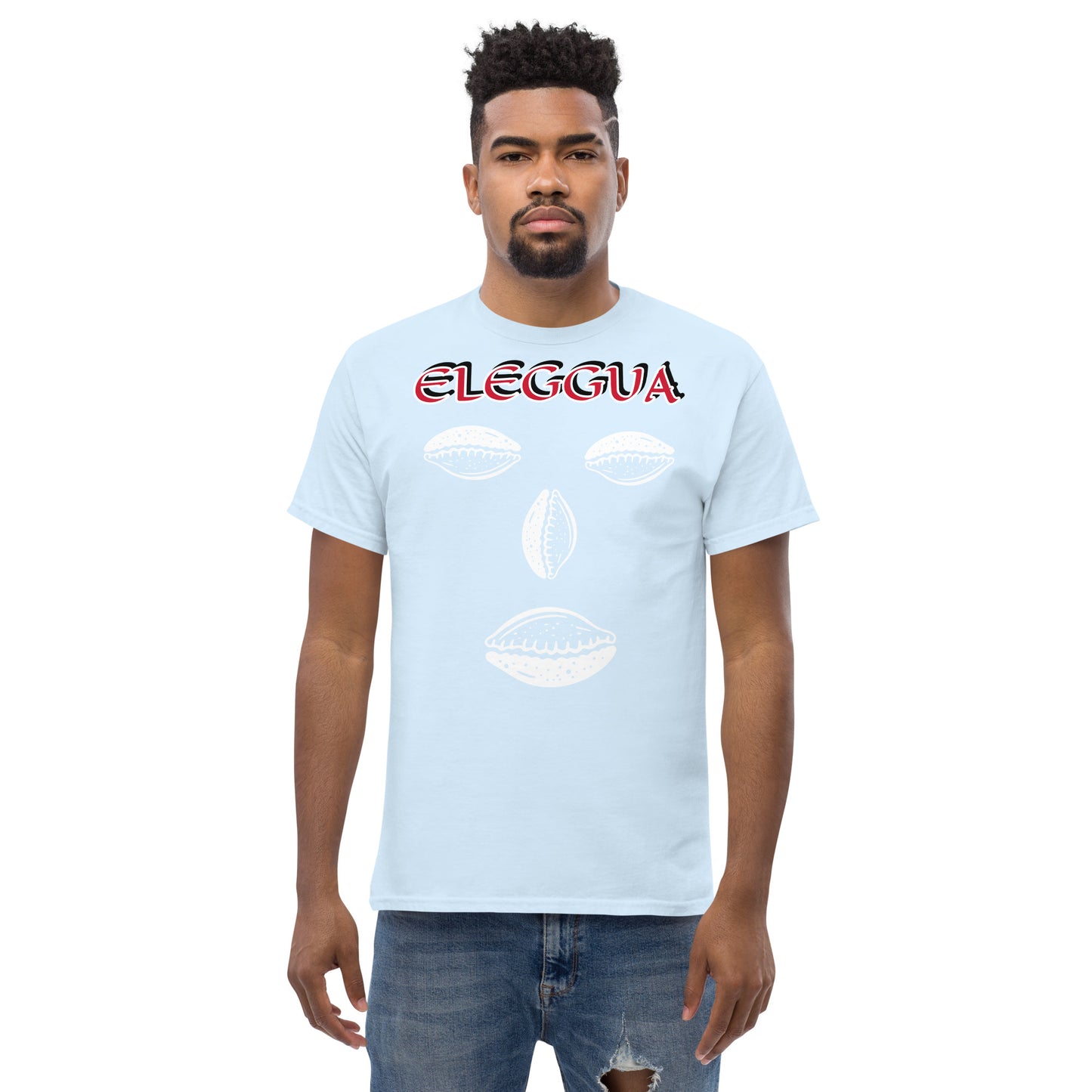 Eleggua Cowrie White Unisex classic tee