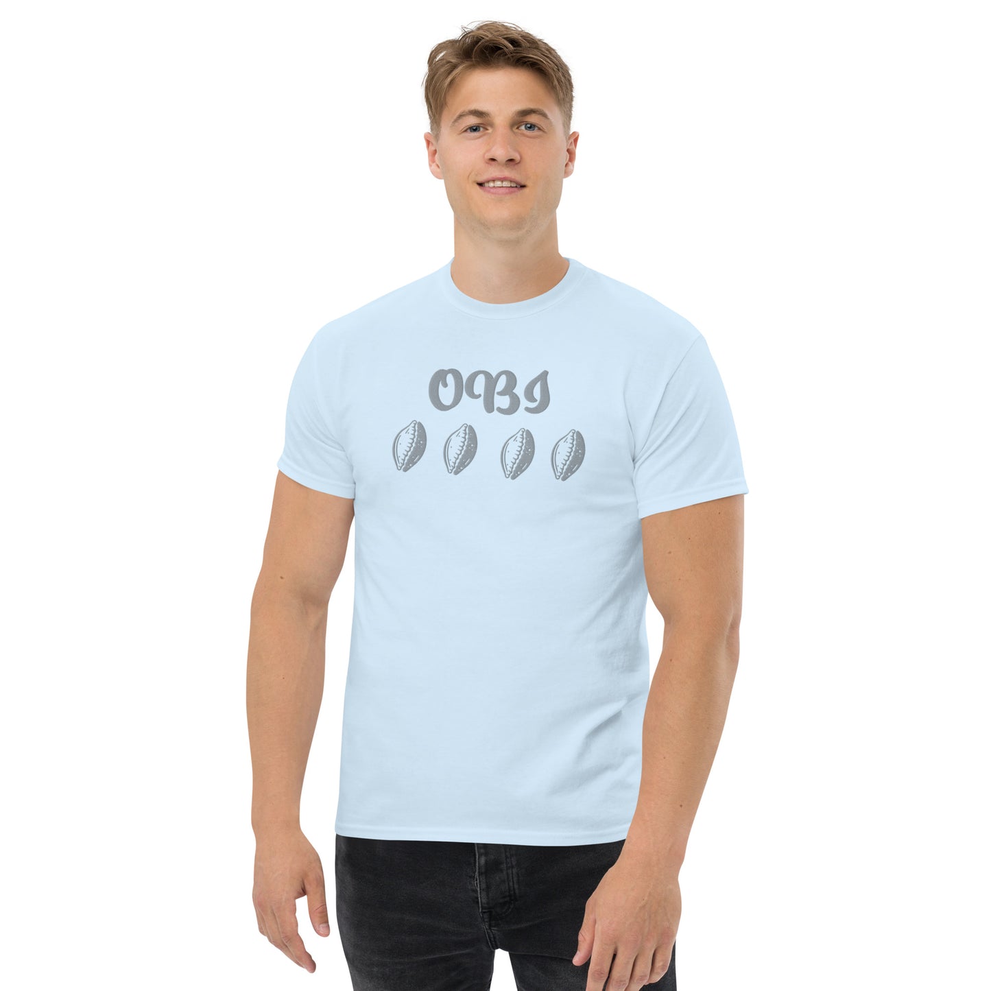 OBI Silver Embroidered Unisex classic tee