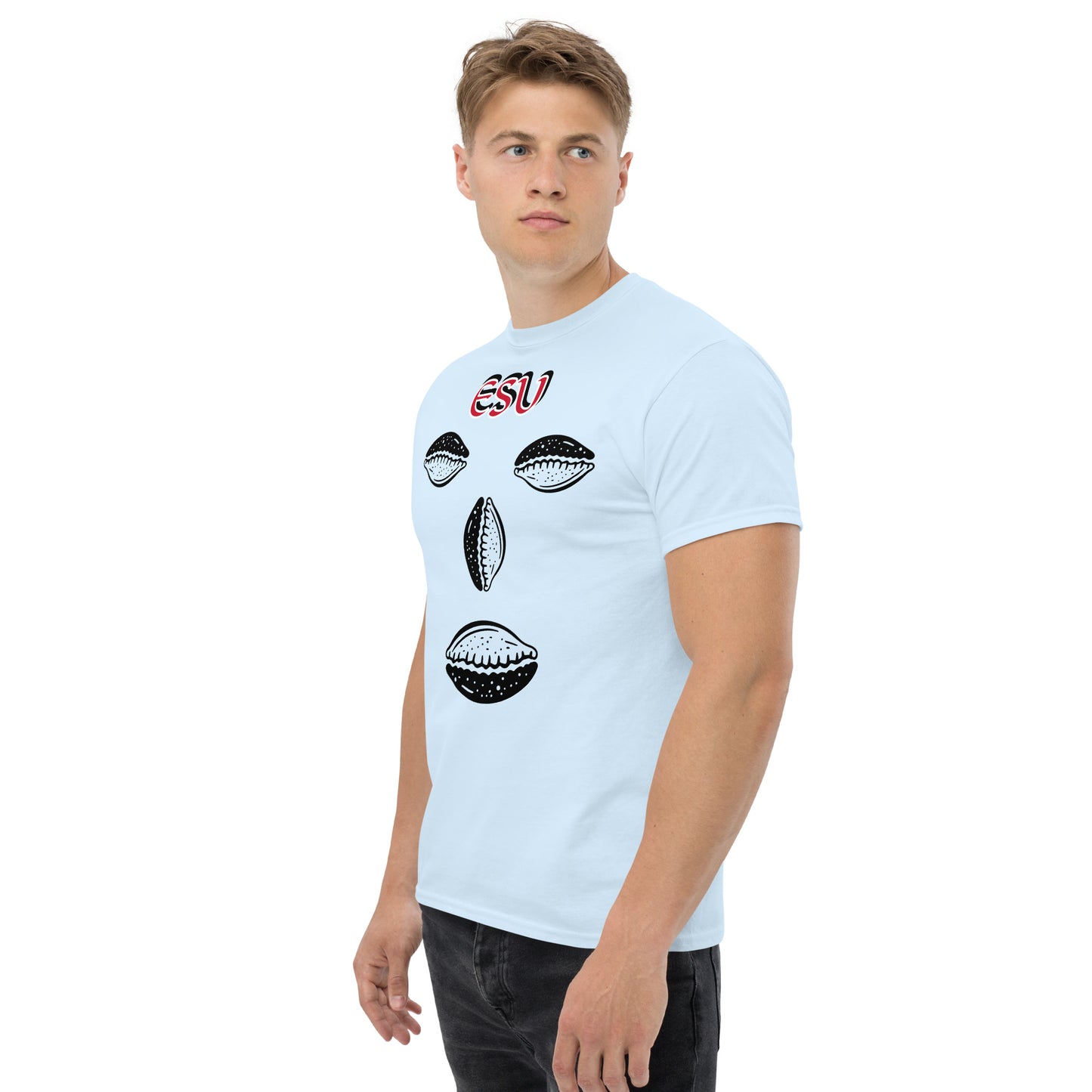 ESU Isese Cowrie Black Unisex classic tee