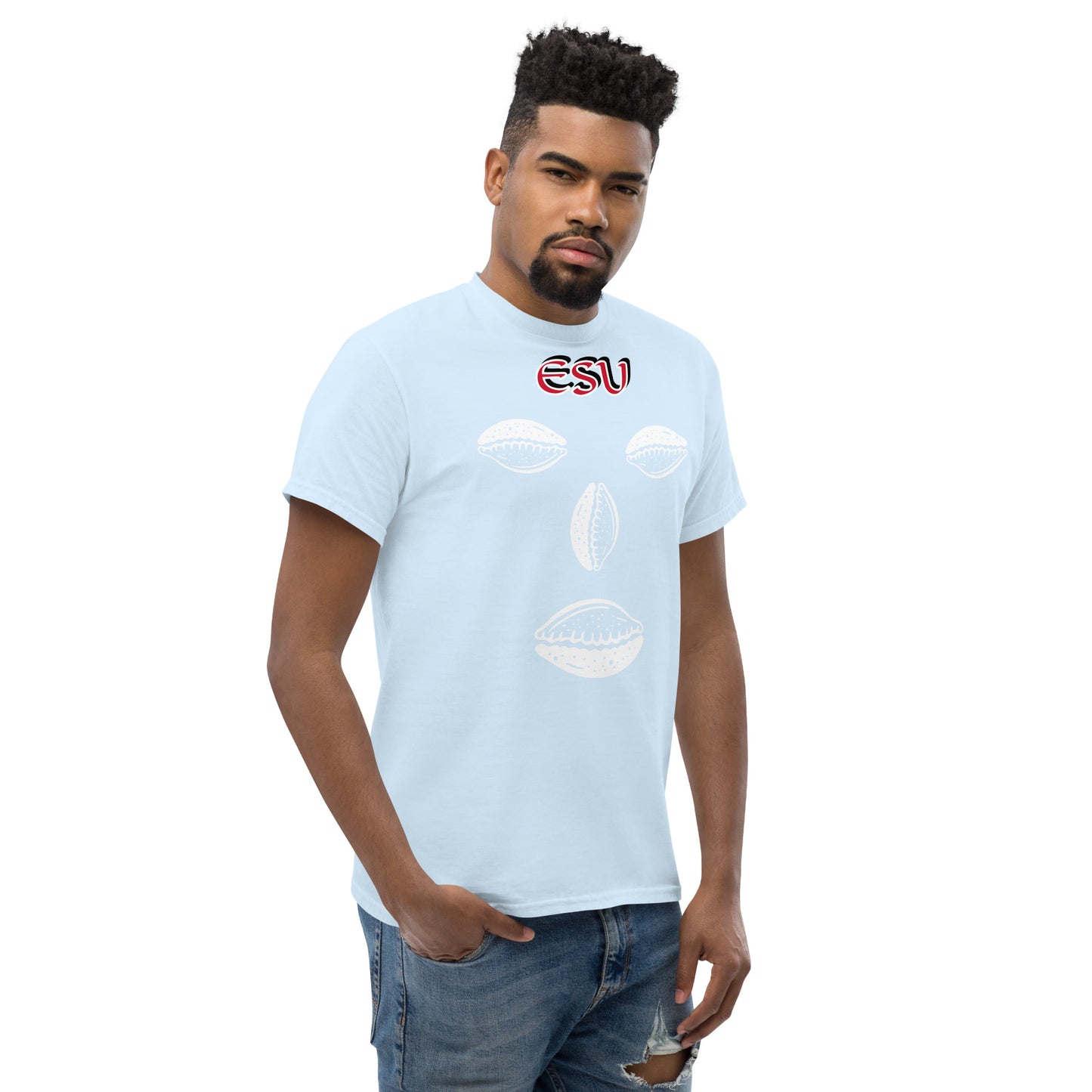 ESU Isese Cowrie White Unisex classic tee