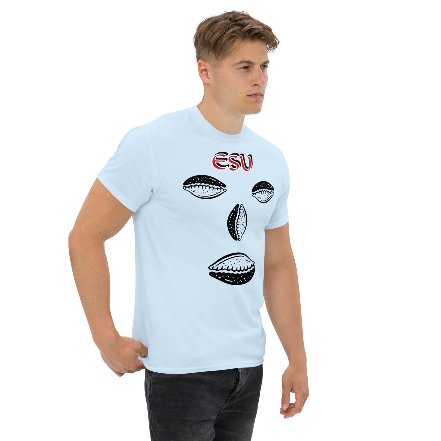 ESU Isese Cowrie Black Unisex classic tee