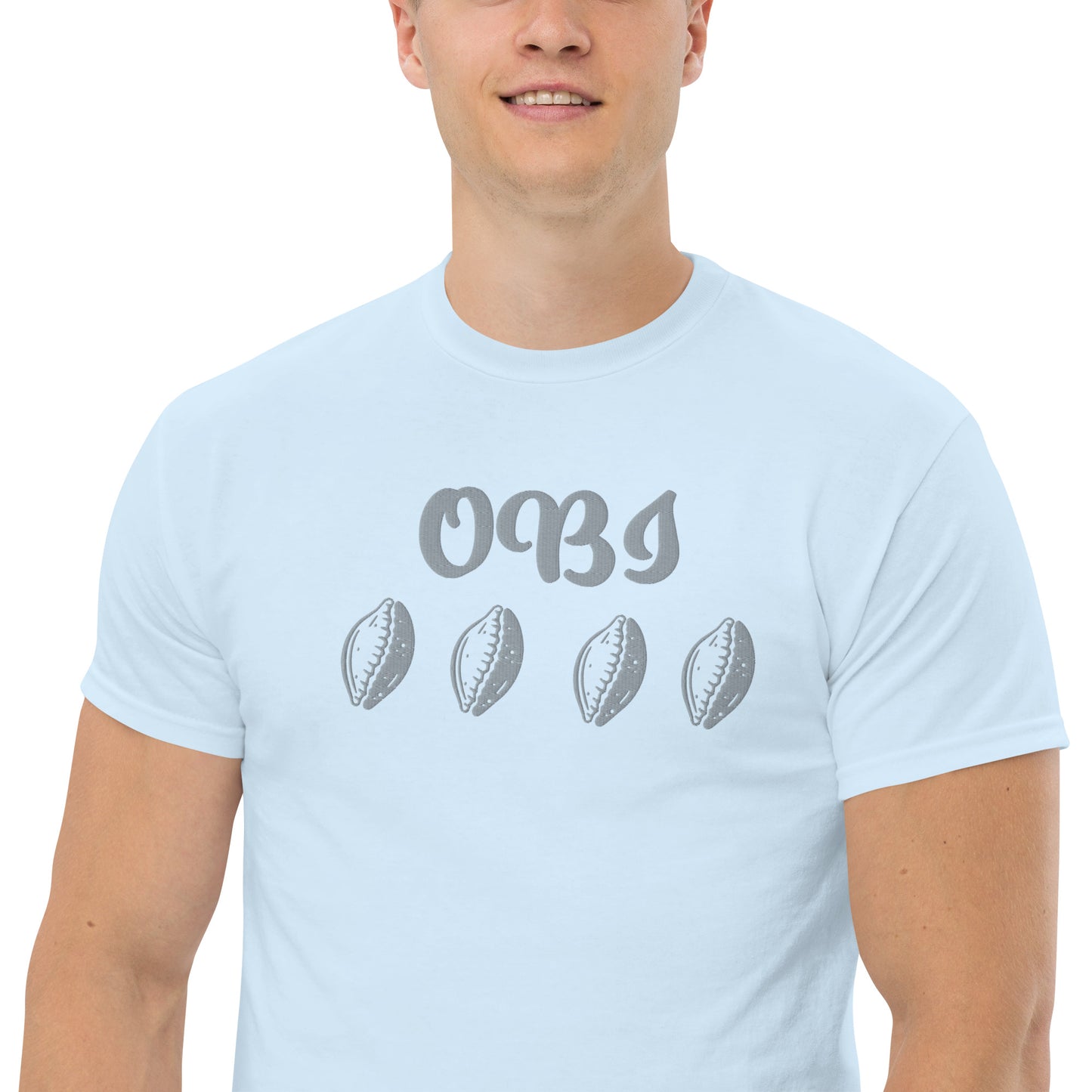 OBI Silver Embroidered Unisex classic tee