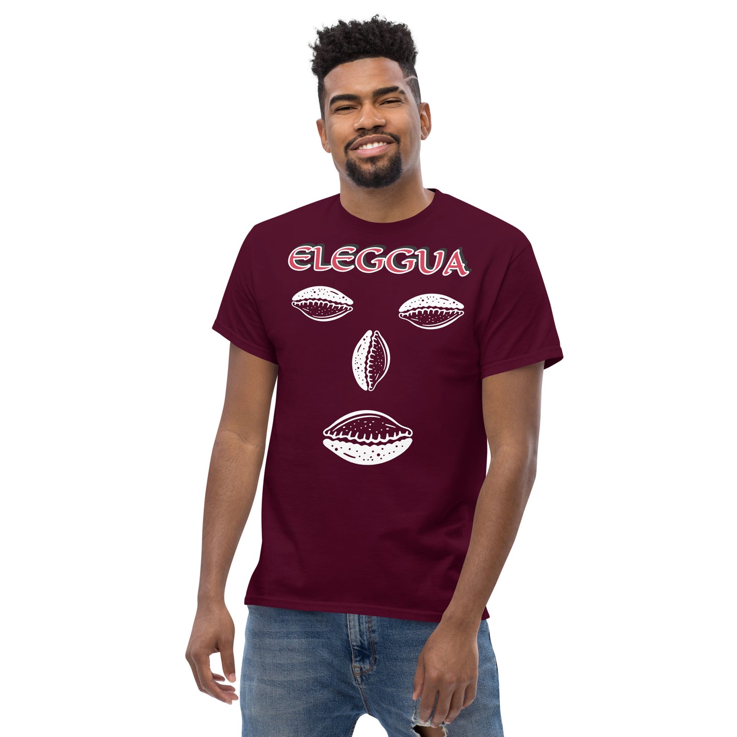 Eleggua Cowrie White Unisex classic tee