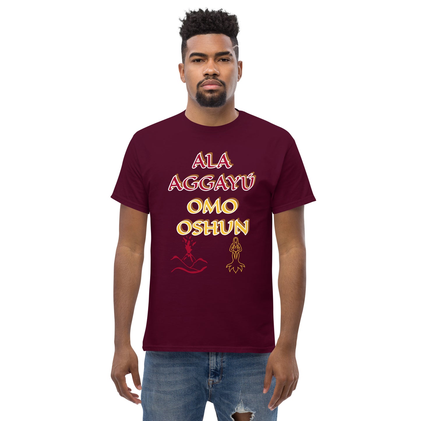 Ala Aggayu Omo Oshun Ololodi Lucumi icon Unisex classic tee