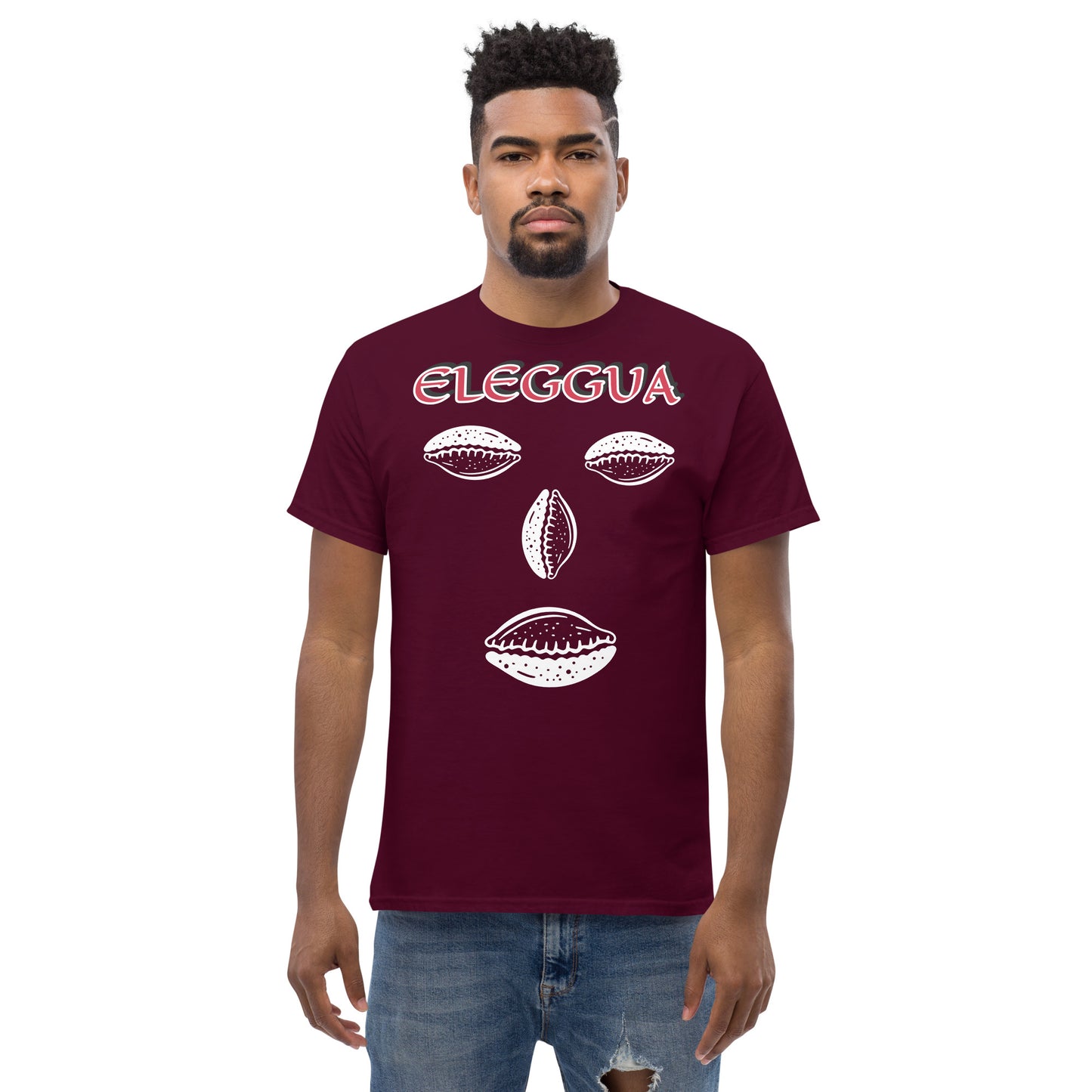 Eleggua Cowrie White Unisex classic tee