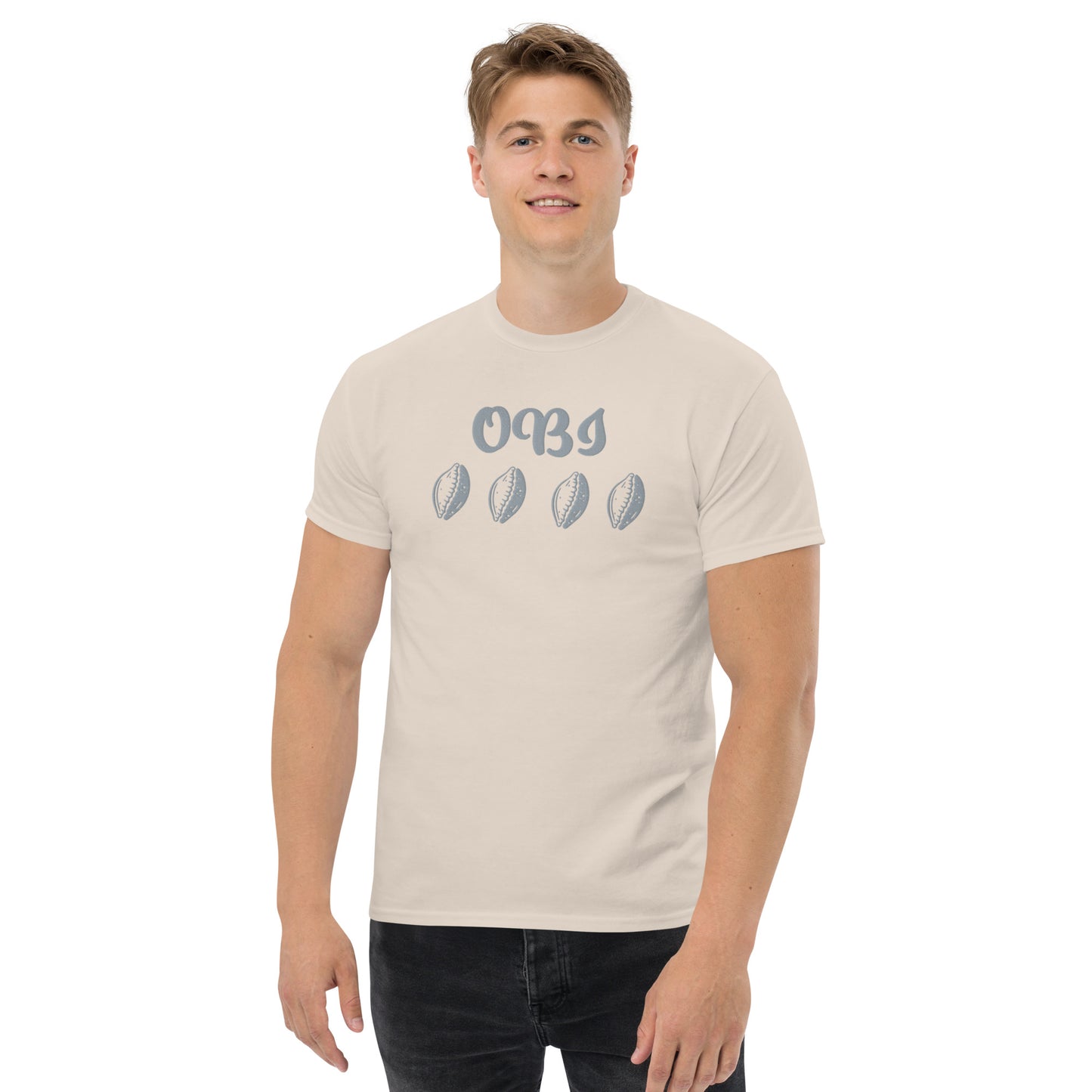 OBI Silver Embroidered Unisex classic tee