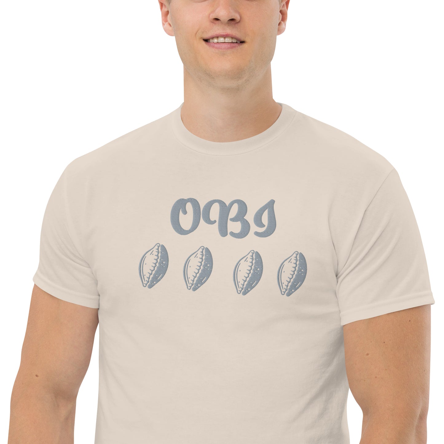 OBI Silver Embroidered Unisex classic tee