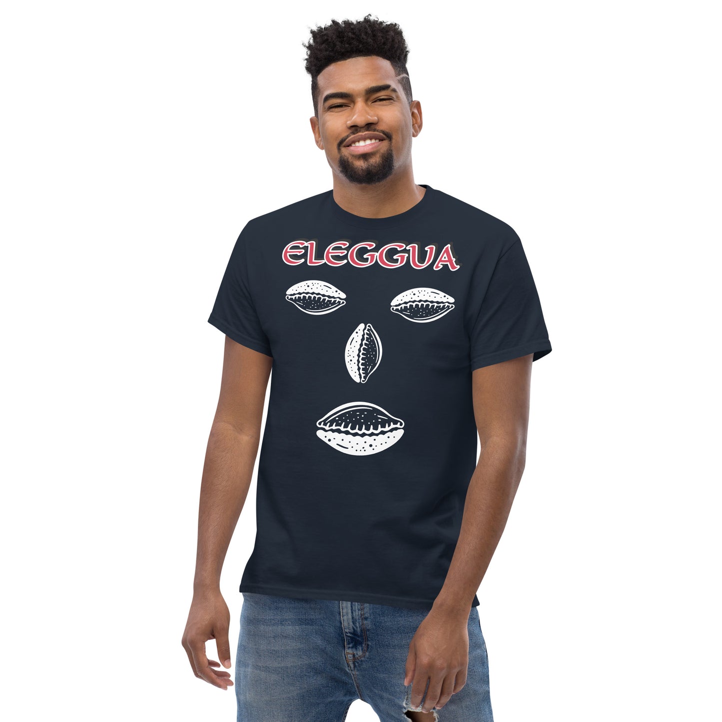 Eleggua Cowrie White Unisex classic tee