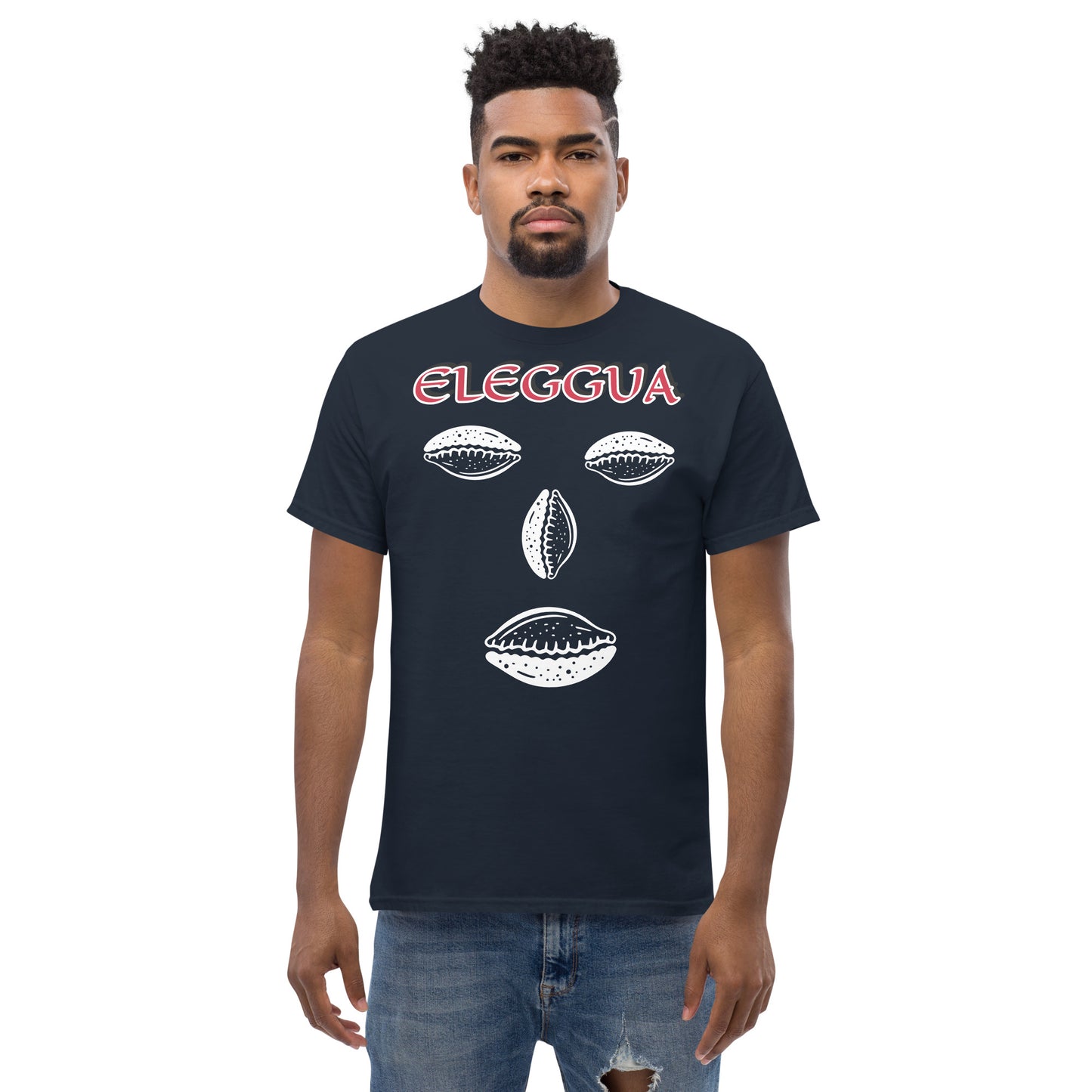 Eleggua Cowrie White Unisex classic tee