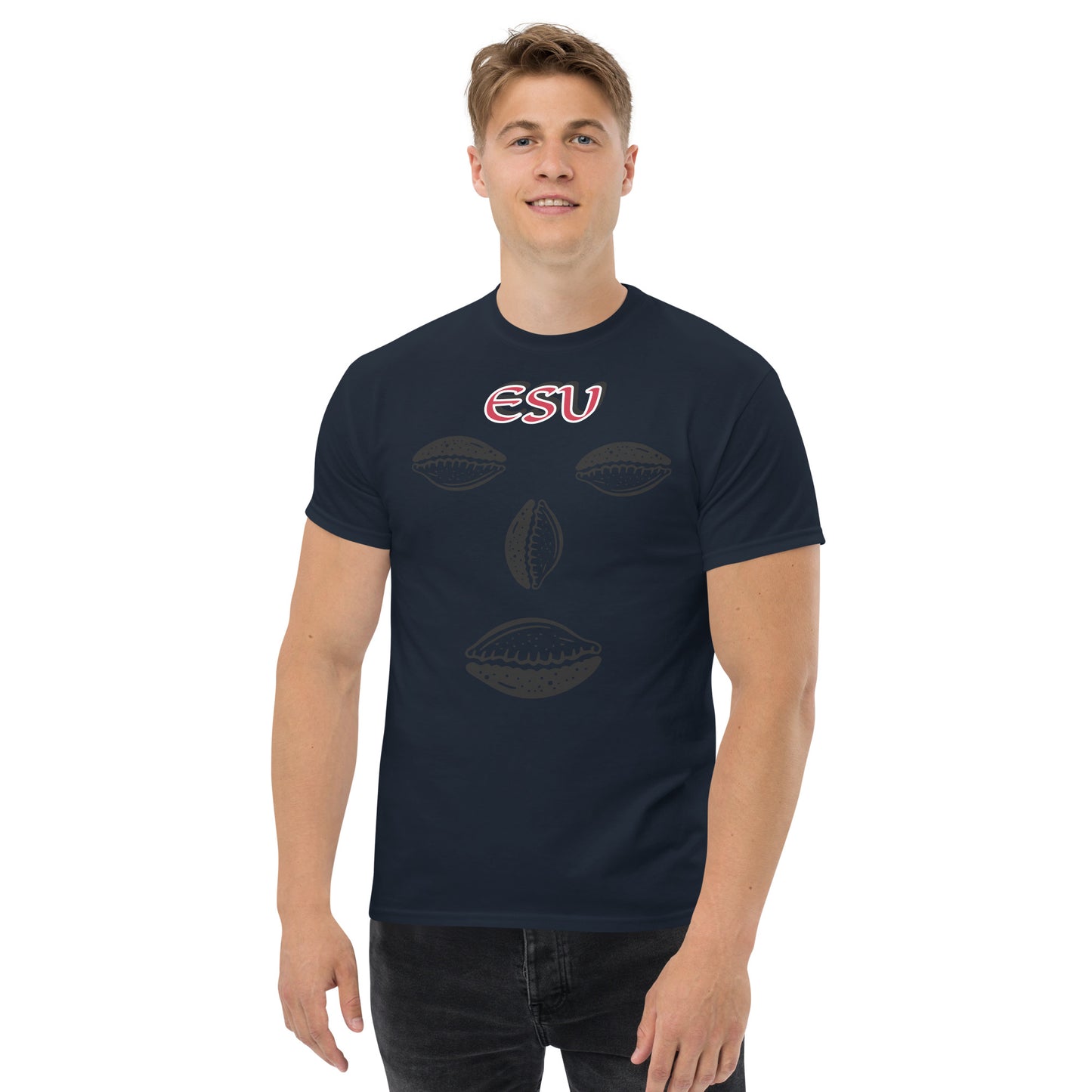 ESU Isese Cowrie Black Unisex classic tee