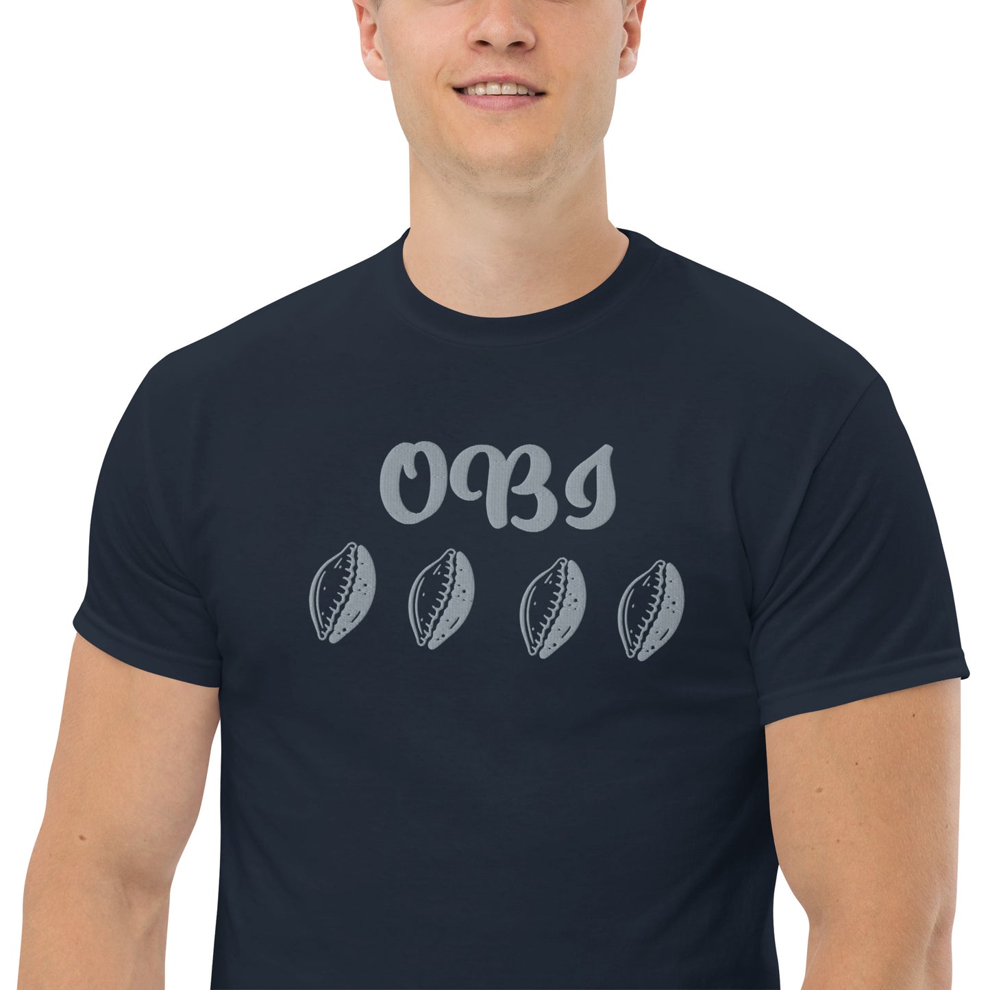 OBI Silver Embroidered Unisex classic tee