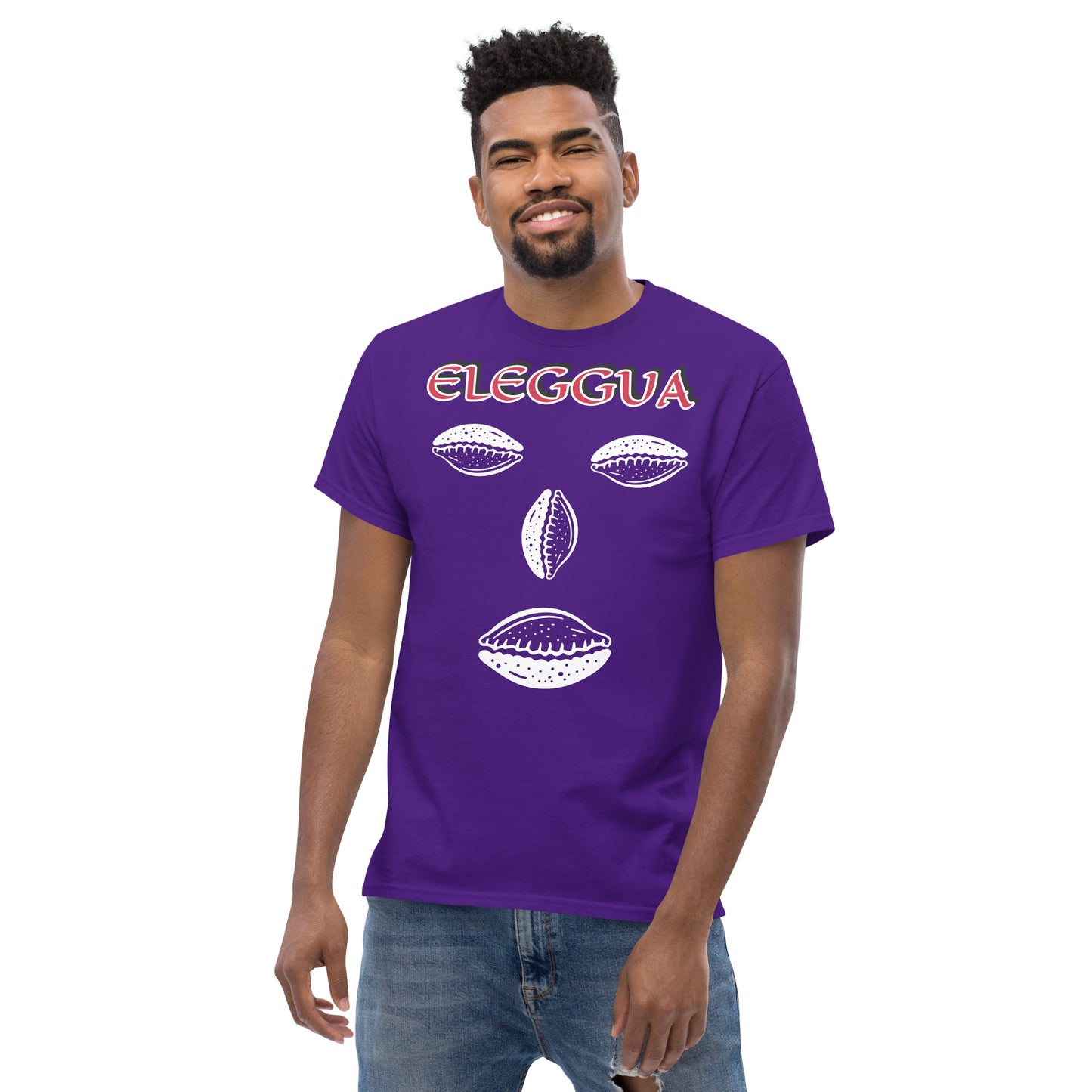 Eleggua Cowrie White Unisex classic tee