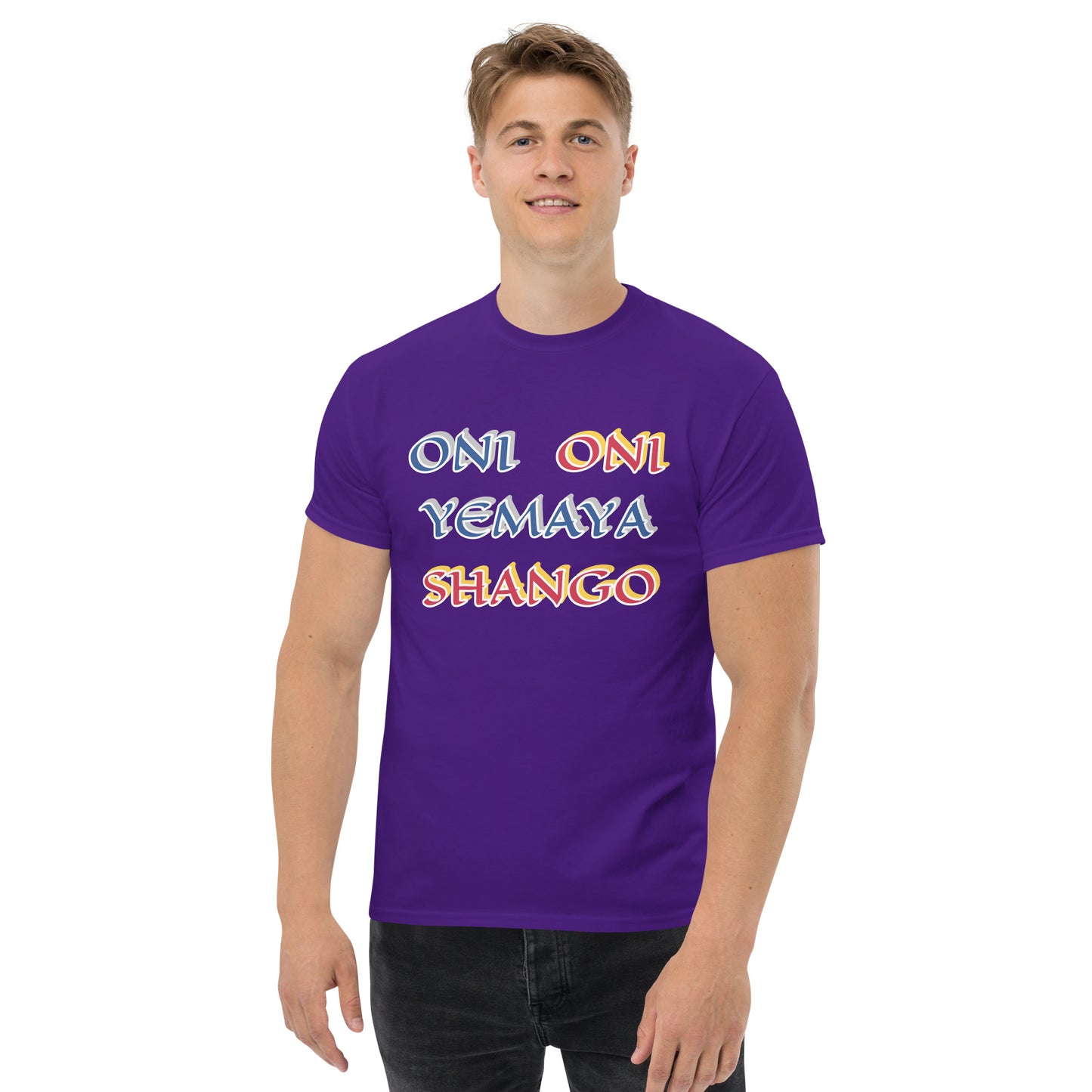Oni Oni Yemaya/ Shango Lucumi Unisex classic tee