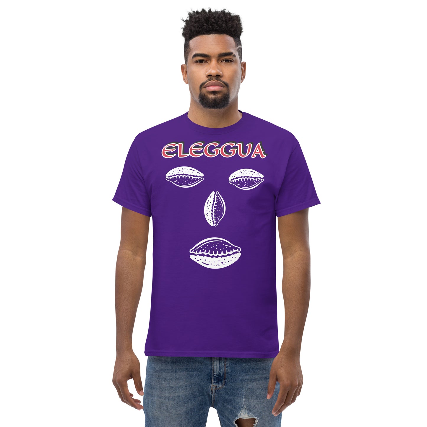 Eleggua Cowrie White Unisex classic tee