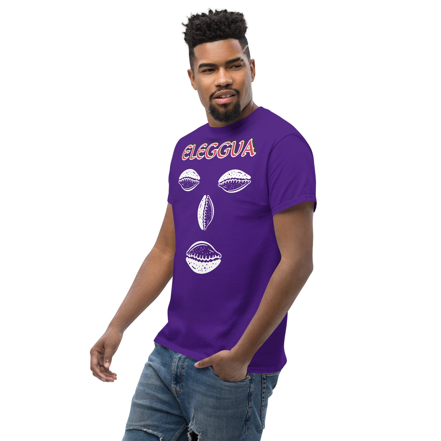 Eleggua Cowrie White Unisex classic tee