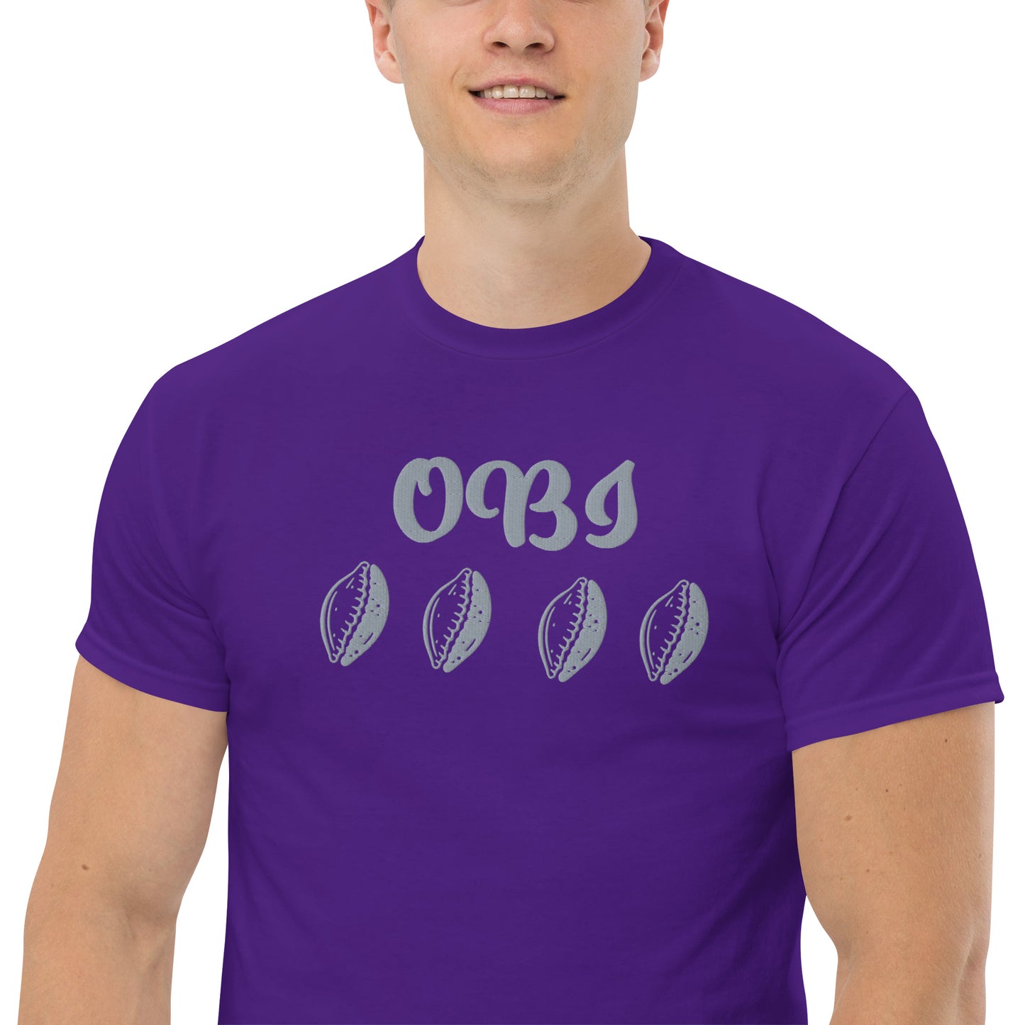 OBI Silver Embroidered Unisex classic tee