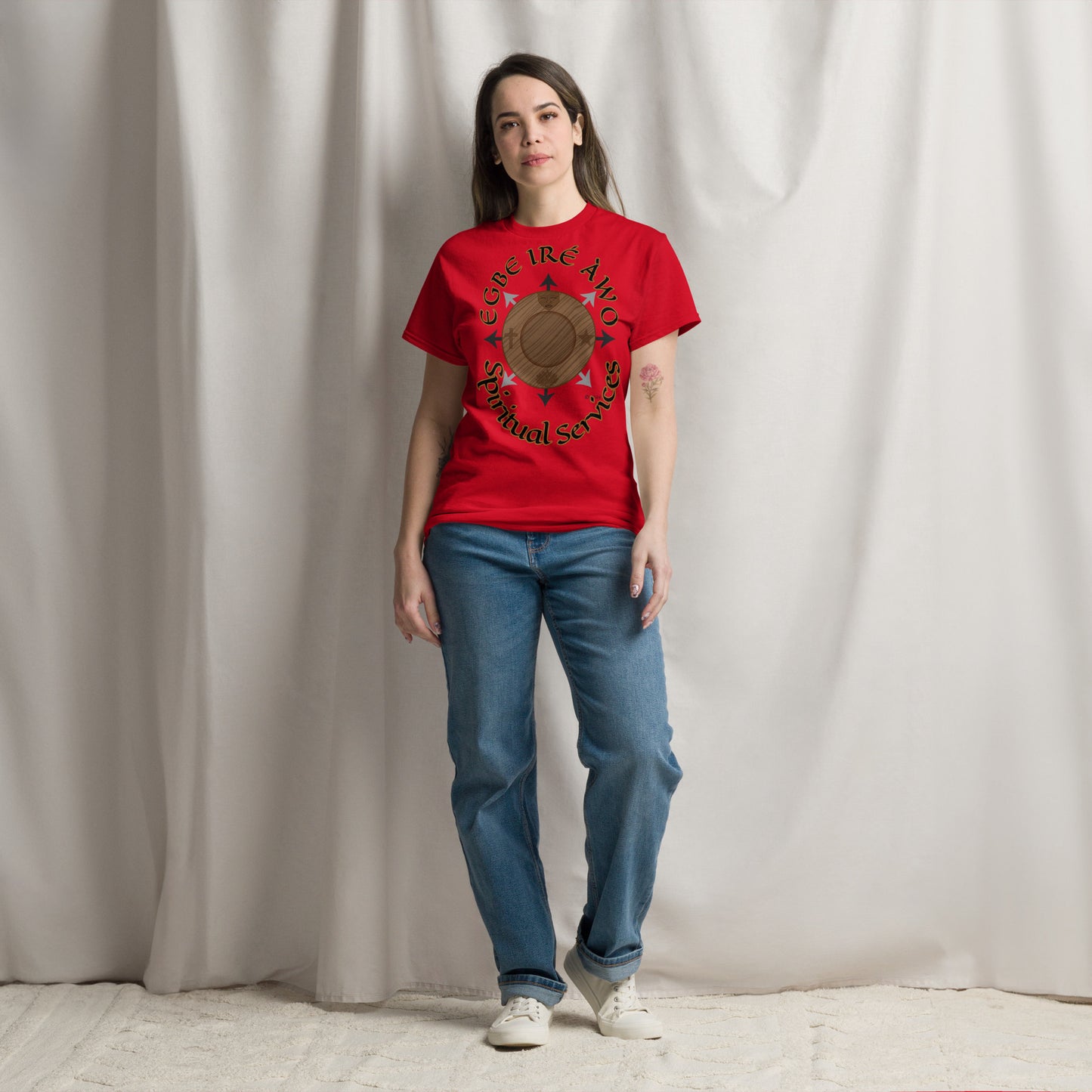 Egbe Apparel Egbe Iré Àwo logo 2 Unisex classic tee