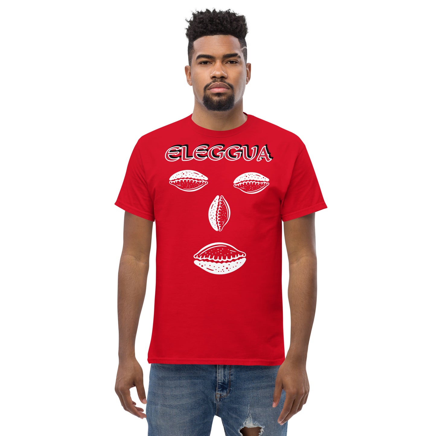 Eleggua Cowrie White Unisex classic tee